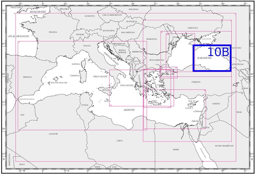 TR 10 B Harita: Doğu Karadeniz
