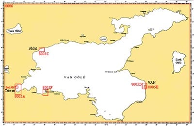TR 8005 Harita: Van Gölü Limanları