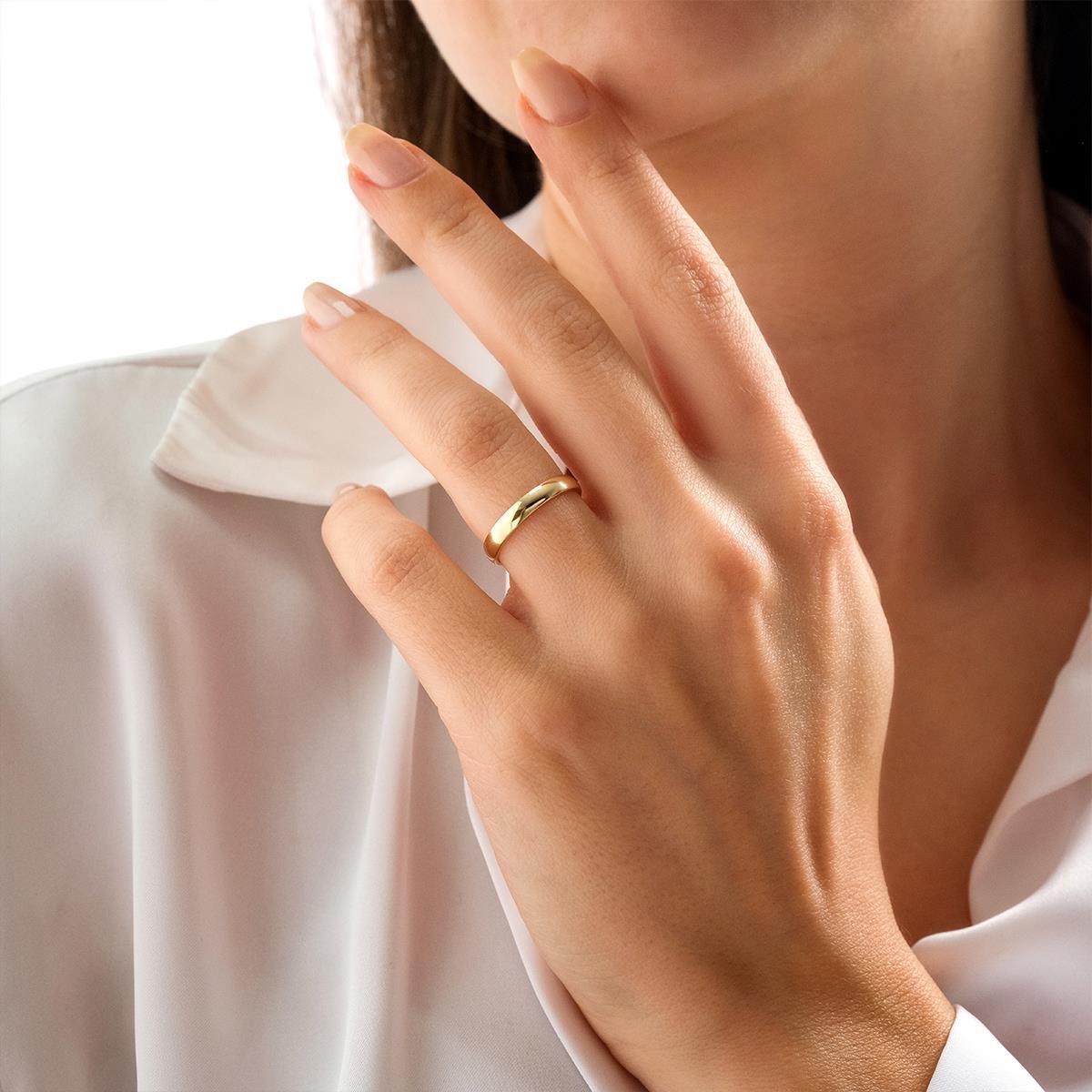 KLASİK ALYANS14 Ayar 3 mm İçi Boş Sarı Altın Klasik Bombeli Alyans14 Ayar 3 mm İçi Boş Sarı Altın Klasik Bombeli Alyans