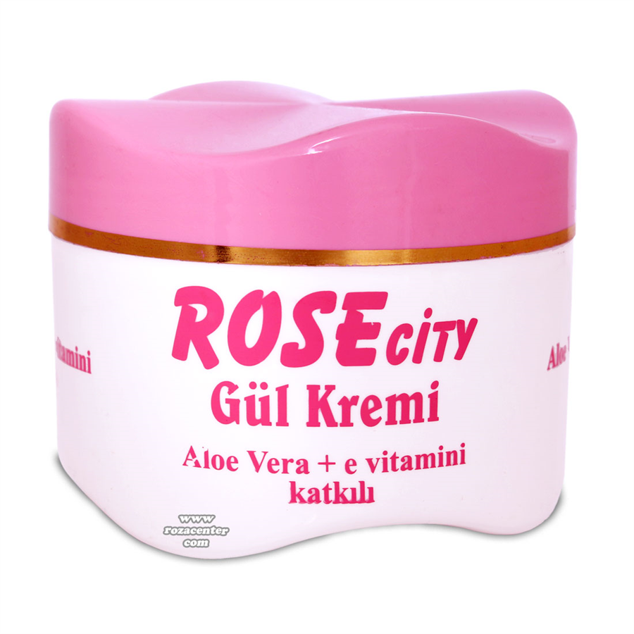 Aloe Vera katkılı E Vitaminli Gül Kremi 300 Ml -Rosecity Isparta