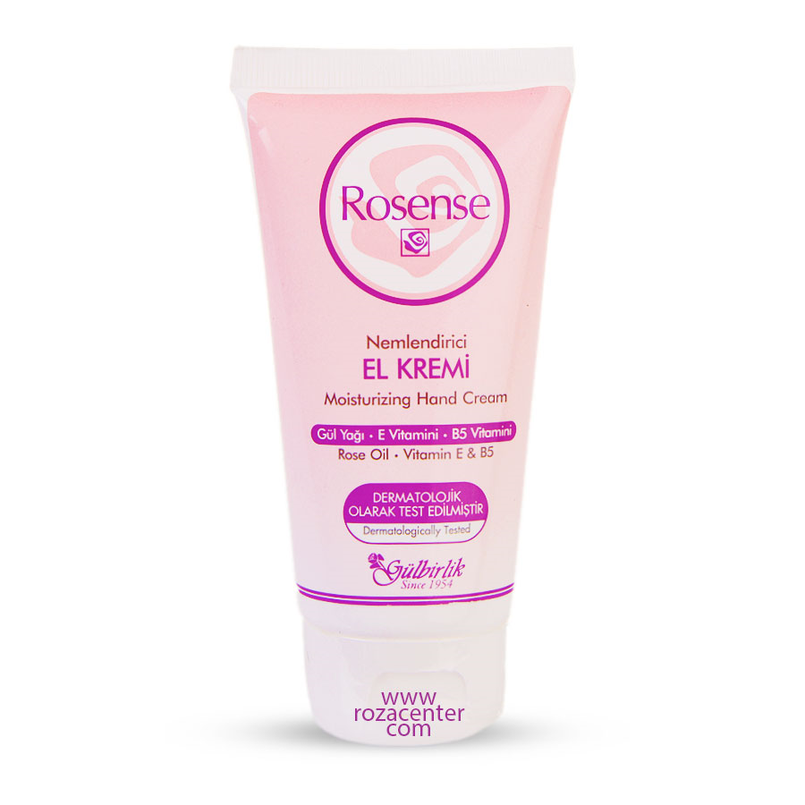 El Nemlendirici Gül Kremi 20 Ml Mini Tüp -Rosense Isparta