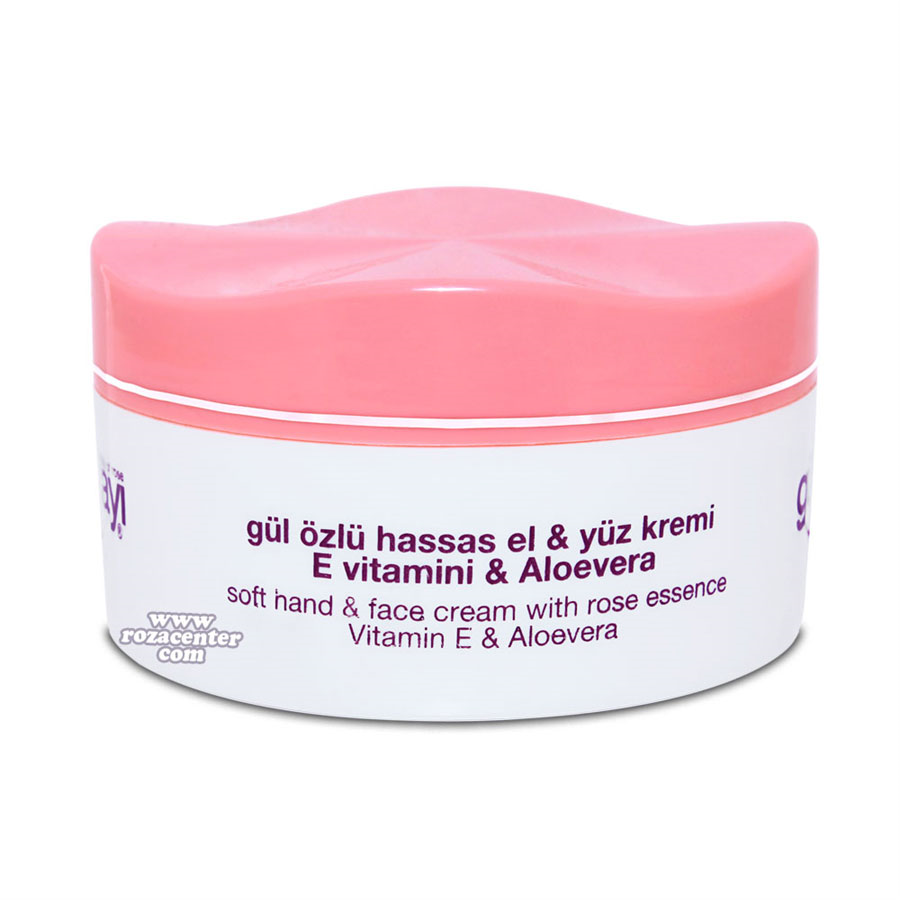 Gül Özlü Hassas El ve Yüz Gül Kremi 250 Ml -Gülsarayı Isparta