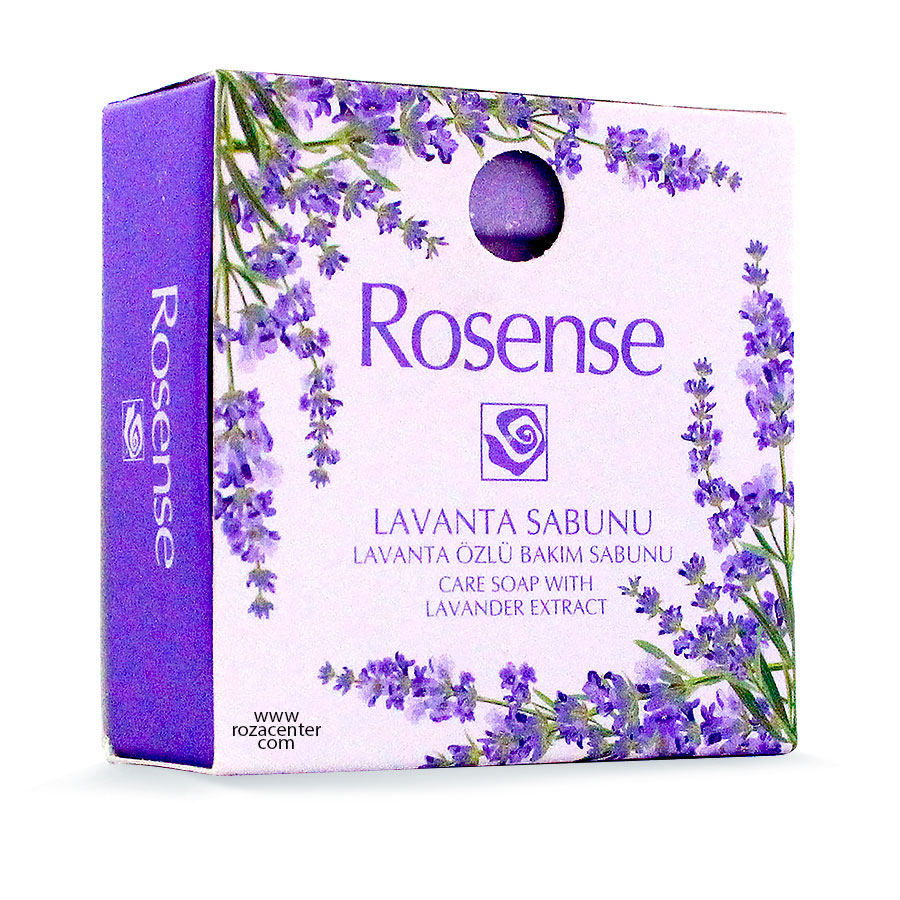 Lavanta Yağı ve Taneli Yüz ve Saç Bakım Sabunu 100 Gr -Rosense