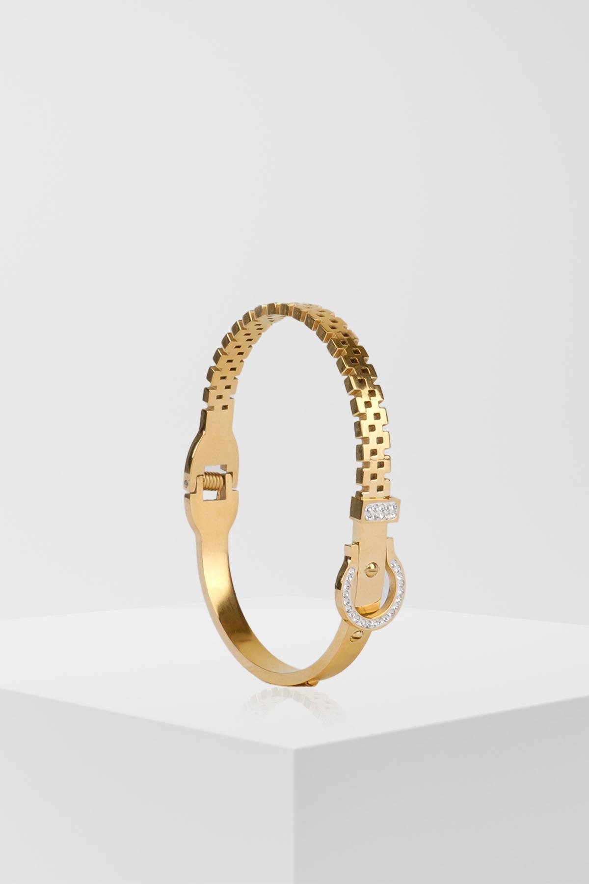 CINTURA  GOLD ÇELİK BİLEKLİKAKSESUARWATCHOFROYALCINTURA CINTURA  GOLD ÇELİK BİLEKLİK