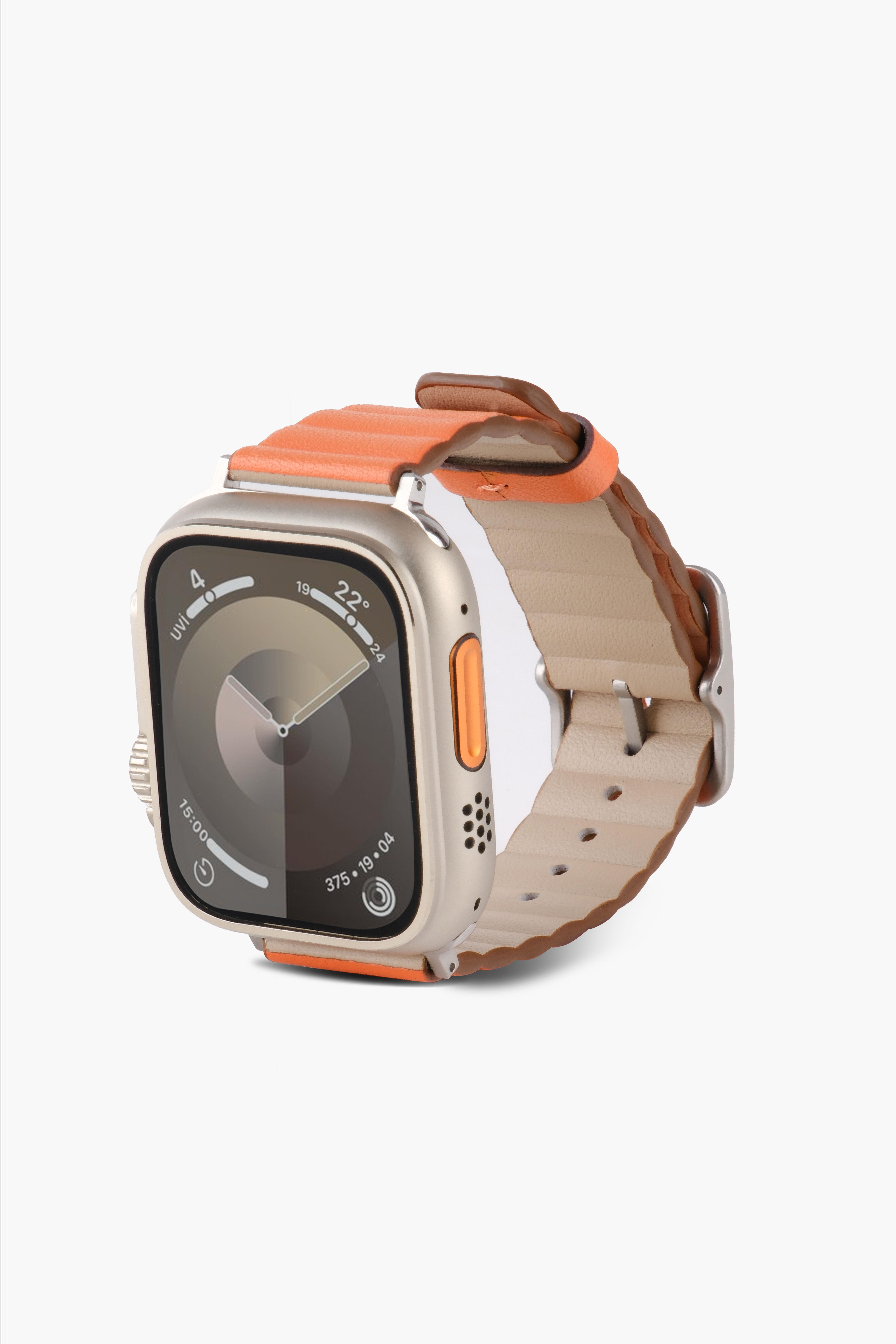 Apple Hakiki Deri Saat Kordonu Turuncu watch ultra 9 8 7 6 SE 5  49mm 45 mm 44 mm 42 mmApple KordonWATCHOFROYALapplettnymslknApple Hakiki Deri Saat Kordonu Turuncu watch ultra 9 8 7 6 SE 5  49mm 45 mm 44 mm 42 mm