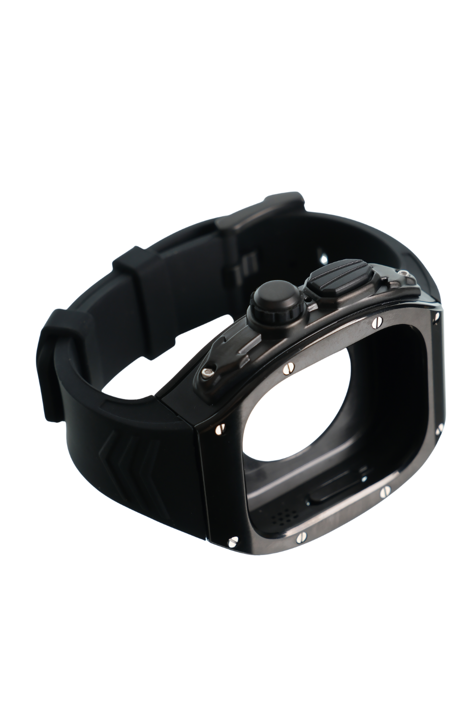 Apple Saat Kasa kordon Siyah 49mm silikon kauçuk bant paslanmaz çelik kasa  iWatch ULTRA Apple KordonWATCHOFROYALkasakrdonApple Saat Kasa kordon Siyah 49mm silikon kauçuk bant paslanmaz çelik kasa  iWatch ULTRA 