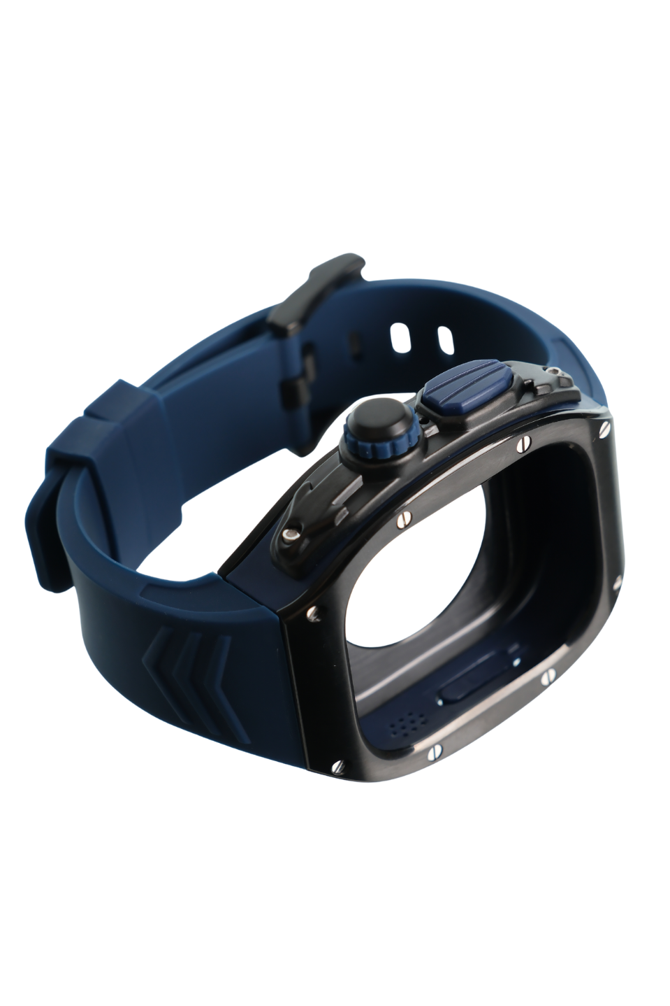 Apple Saat Kasa kordon Siyah Lacivert 49mm silikon kauçuk bant paslanmaz çelik kasa  iWatch ULTRA Apple KordonWATCHOFROYALkasakrdonApple Saat Kasa kordon Siyah Lacivert 49mm silikon kauçuk bant paslanmaz çelik kasa  iWatch ULTRA 
