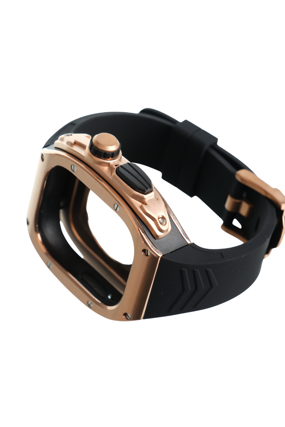 Apple Saat Kasa kordon Siyah Rose 49mm silikon kauçuk bant paslanmaz çelik kasa  iWatch ULTRA Apple KordonWATCHOFROYALkasakrdonApple Saat Kasa kordon Siyah Rose 49mm silikon kauçuk bant paslanmaz çelik kasa  iWatch ULTRA 
