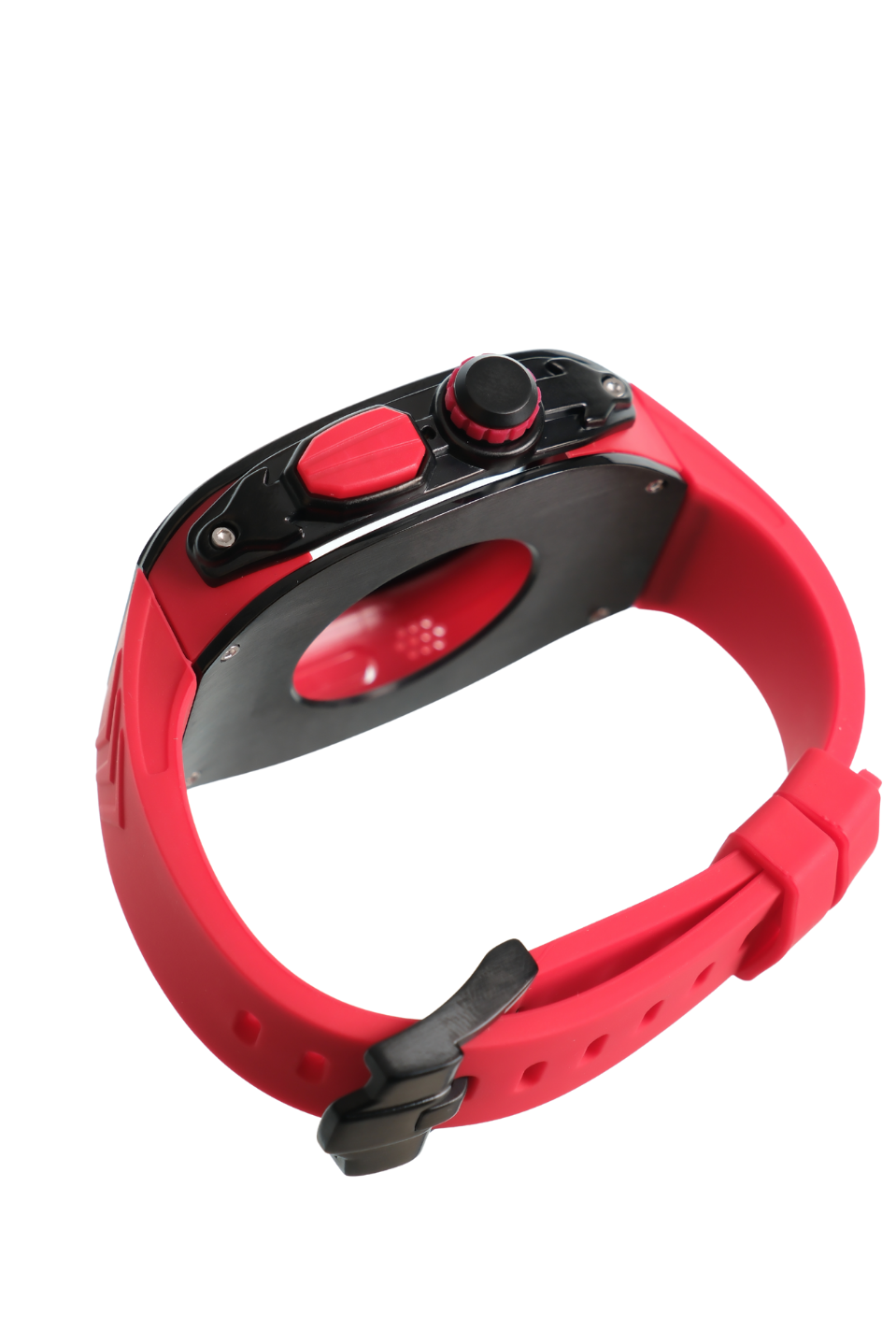 Apple Saat Kasa kordon Siyah Red 49mm silikon kauçuk bant paslanmaz çelik kasa  iWatch ULTRA Apple KordonWATCHOFROYALkasakrdonApple Saat Kasa kordon Siyah Red 49mm silikon kauçuk bant paslanmaz çelik kasa  iWatch ULTRA 