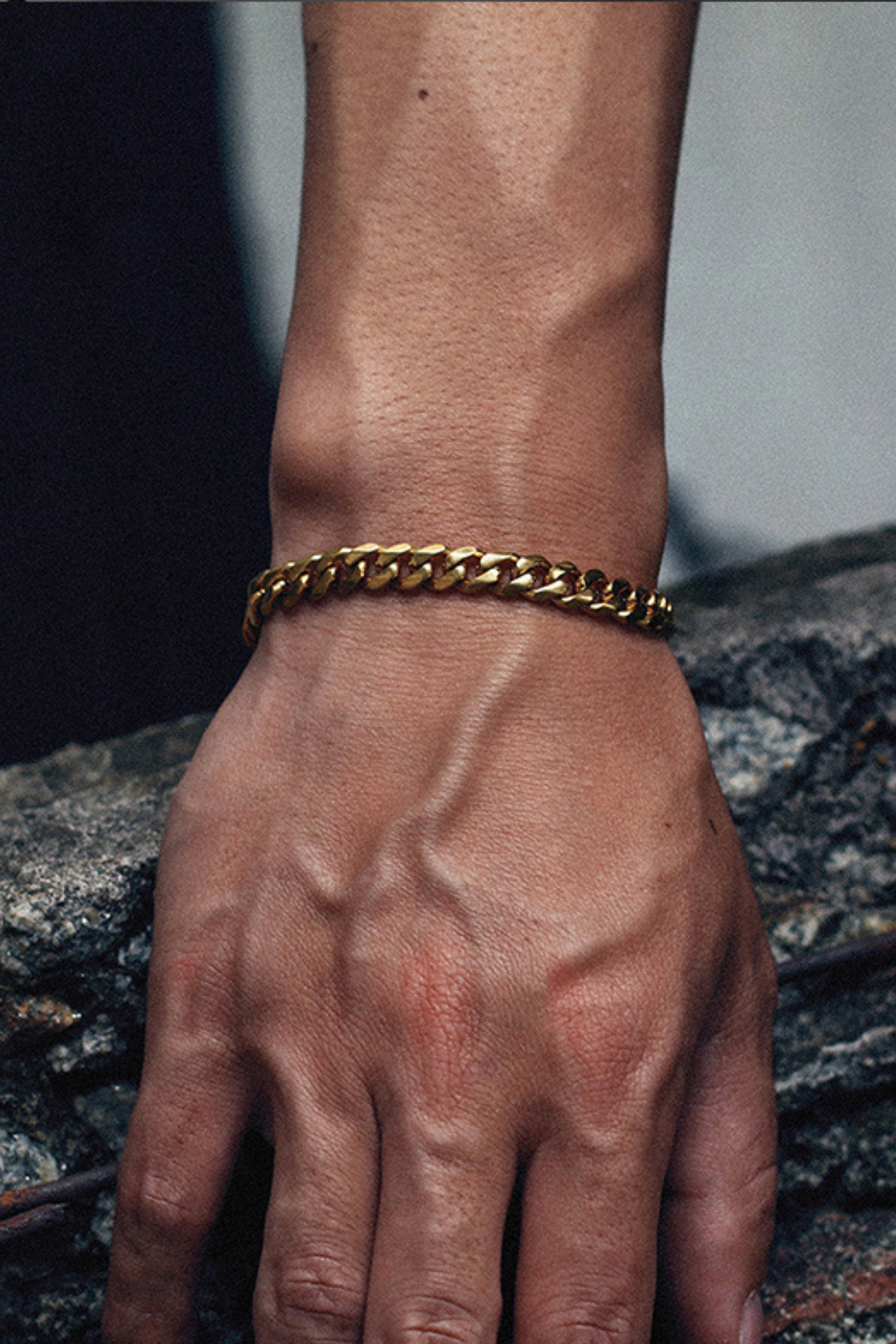 CHAIN BANGLE GOLD ÇELİK BİLEKLİKBİLEKLİKWATCHOFROYALCHAINCHAIN BANGLE GOLD ÇELİK BİLEKLİK