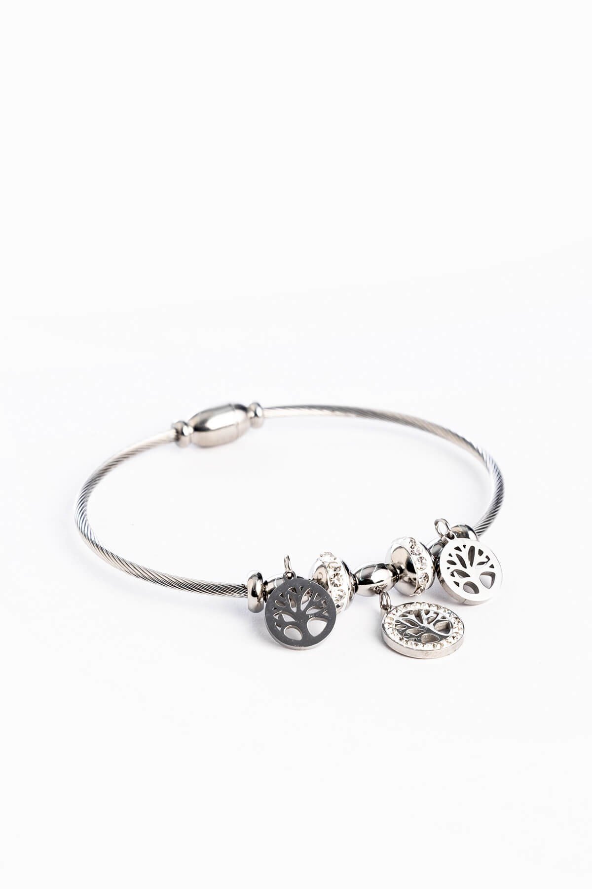 FIORE SILVER ÇELİK BİLEKLİK BİLEKLİKWATCHOFROYALFIORESLVRFIORE SILVER ÇELİK BİLEKLİK 