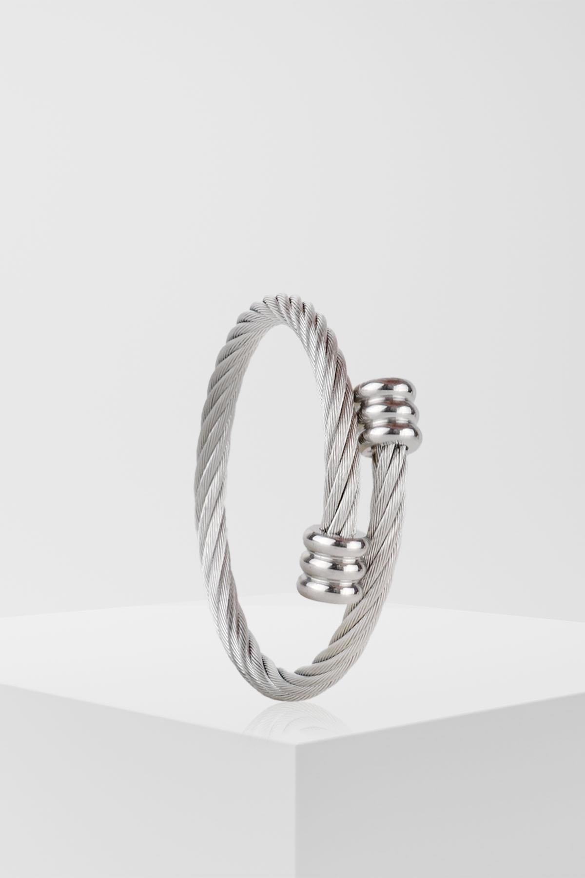 MALLESIA SILVER  ÇELİK BİLEKLİK BileklikWATCHOFROYALMLLSASLVRMALLESIA SILVER  ÇELİK BİLEKLİK 