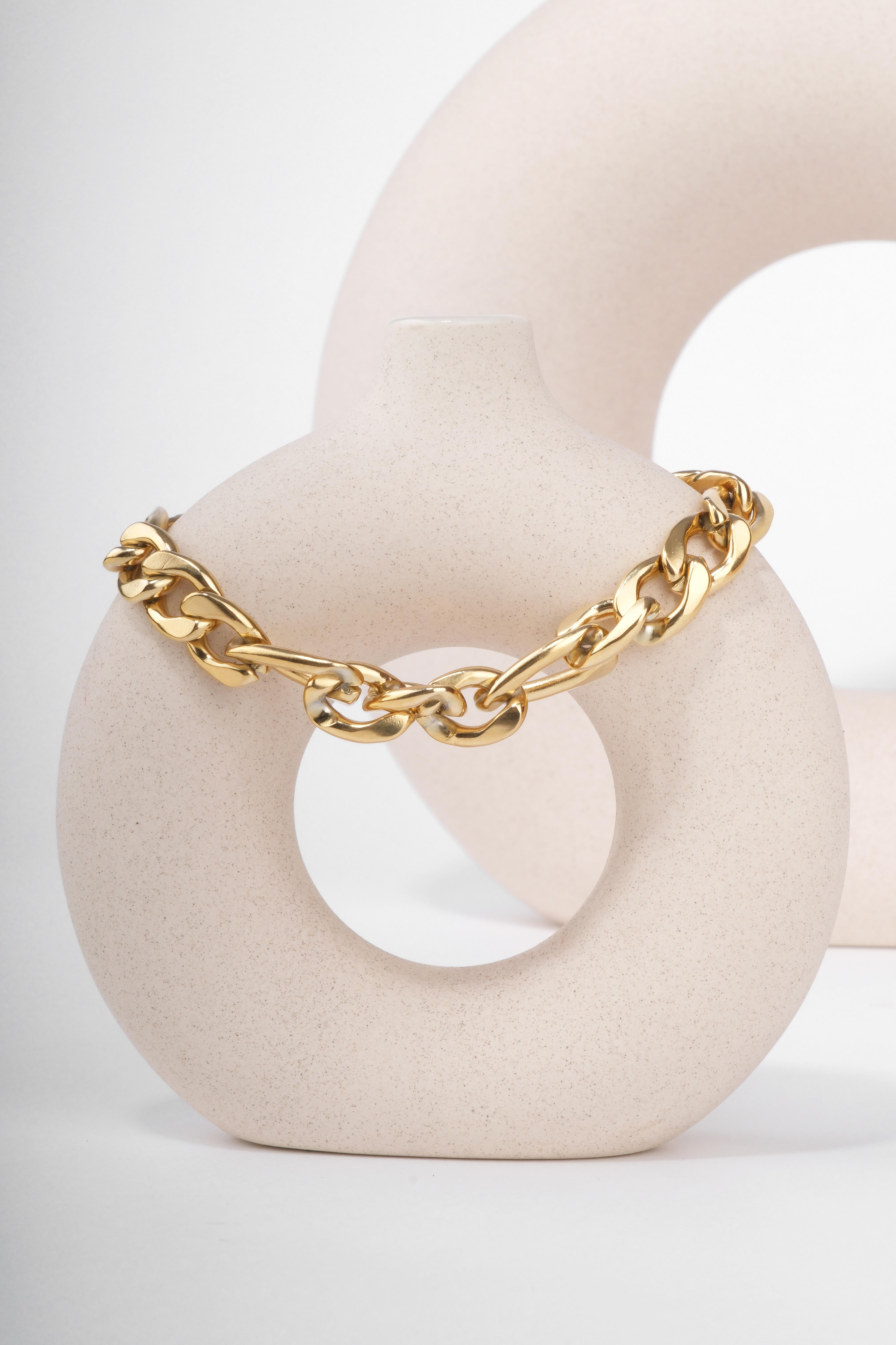 VEUX GOLD CHAIN BANGLE BRACELETBRACELETWATCHOFROYALVEUXGLDVEUX GOLD CHAIN BANGLE BRACELET