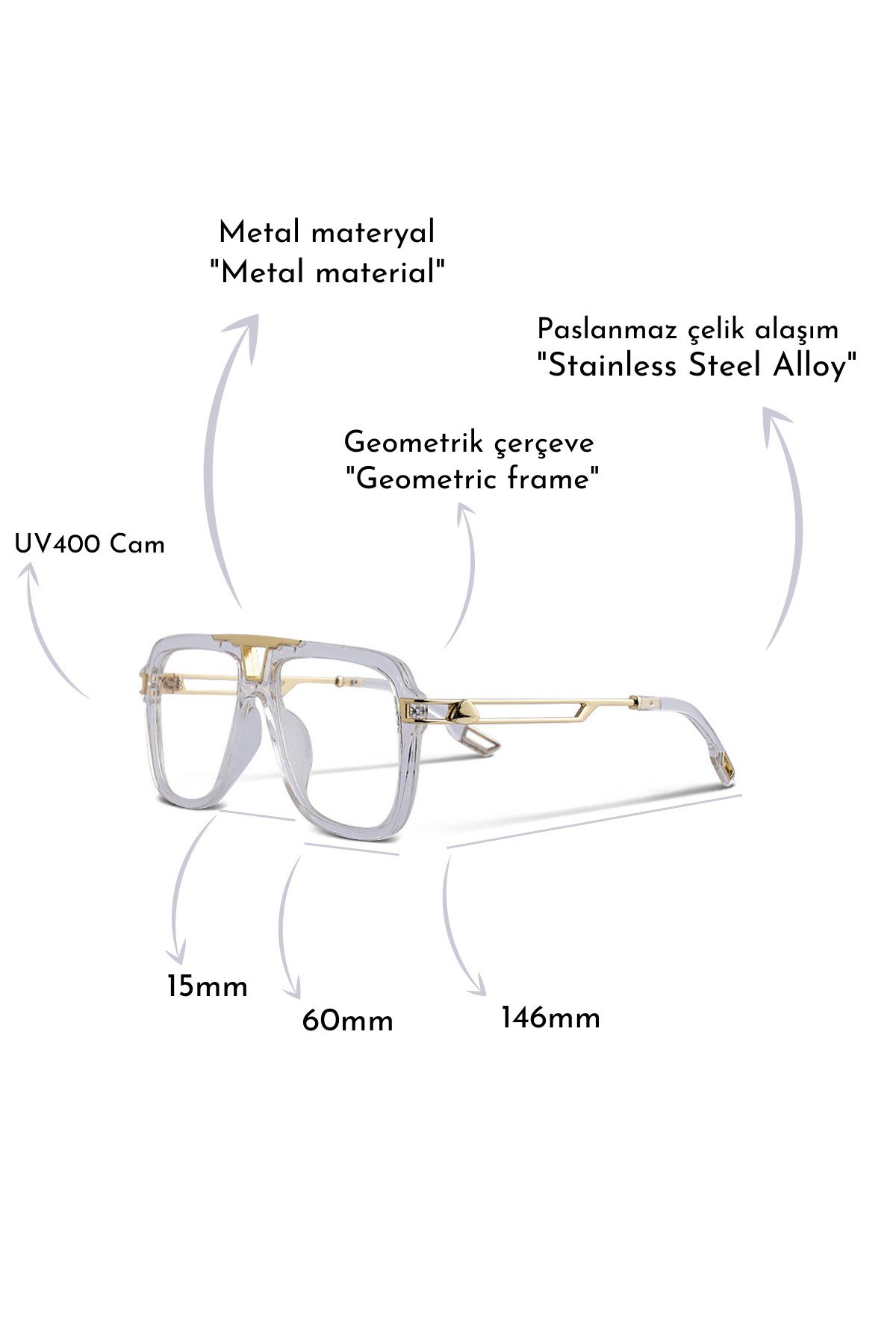 ROYAL EYEWEAR BOLT TRANSPARENT UNISEX GÜNEŞ GÖZLÜĞÜGÖZLÜKWATCHOFROYALBLTTRNSPRNTROYAL EYEWEAR BOLT TRANSPARENT UNISEX GÜNEŞ GÖZLÜĞÜ