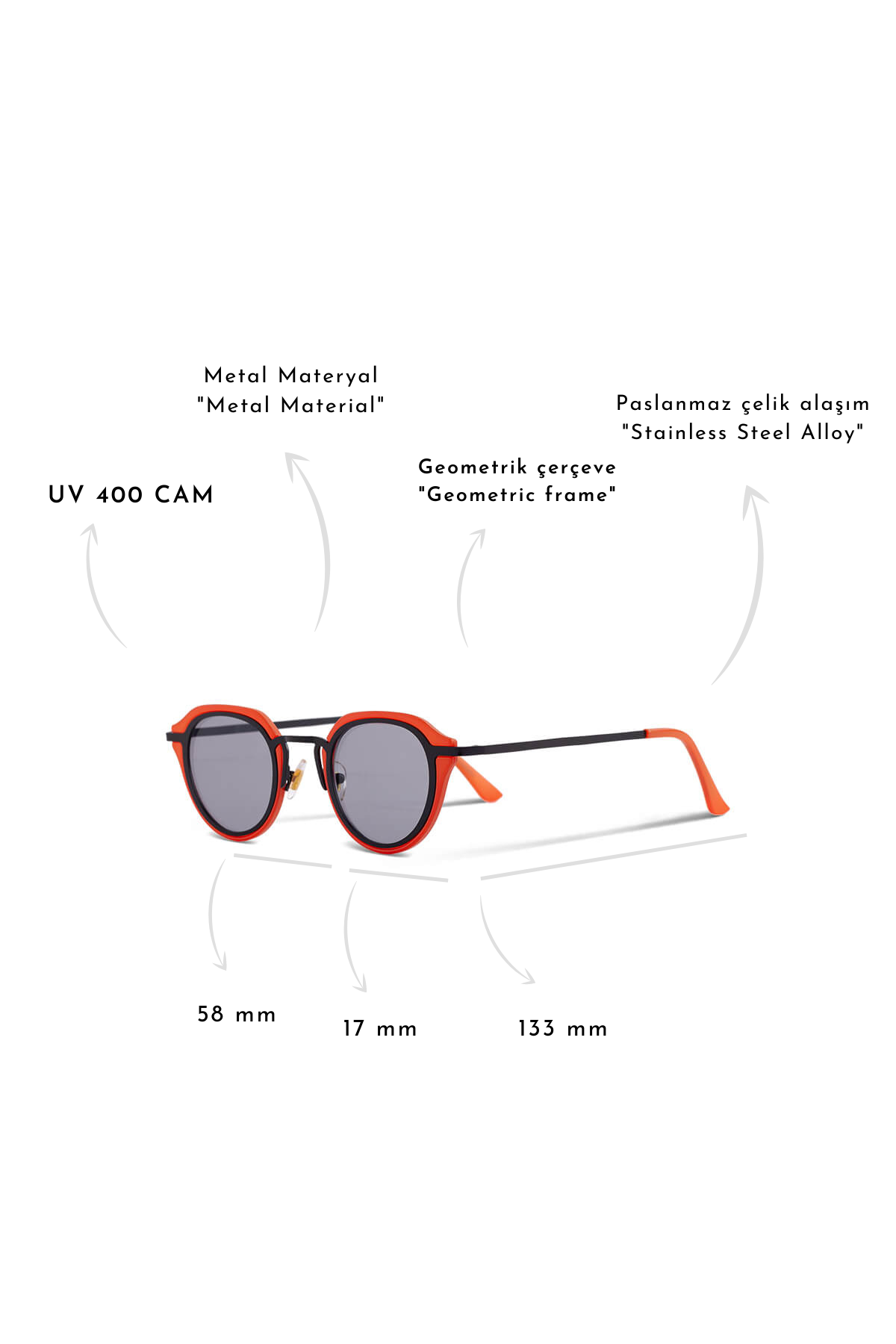 ROYAL EYEWEAR RE0088 KIRMIZI UNİSEX GÜNEŞ GÖZLÜĞÜGÖZLÜKWATCHOFROYALRE0088ROYAL EYEWEAR RE0088 KIRMIZI UNİSEX GÜNEŞ GÖZLÜĞÜ