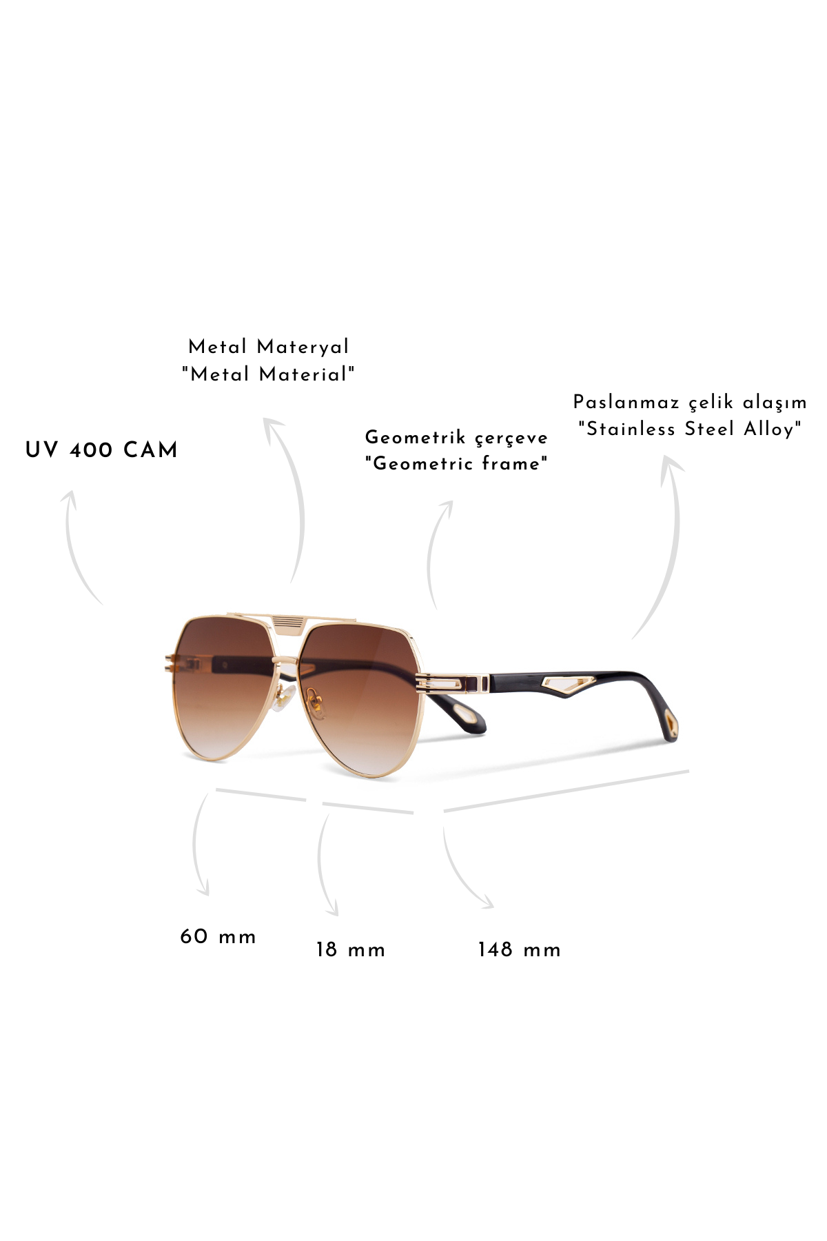 ROYAL EYEWEAR RE2213 GOLD KAHVERENGİ UNİSEX GÜNEŞ GÖZLÜĞÜGÖZLÜKWATCHOFROYALRE2213ROYAL EYEWEAR RE2213 GOLD KAHVERENGİ UNİSEX GÜNEŞ GÖZLÜĞÜ