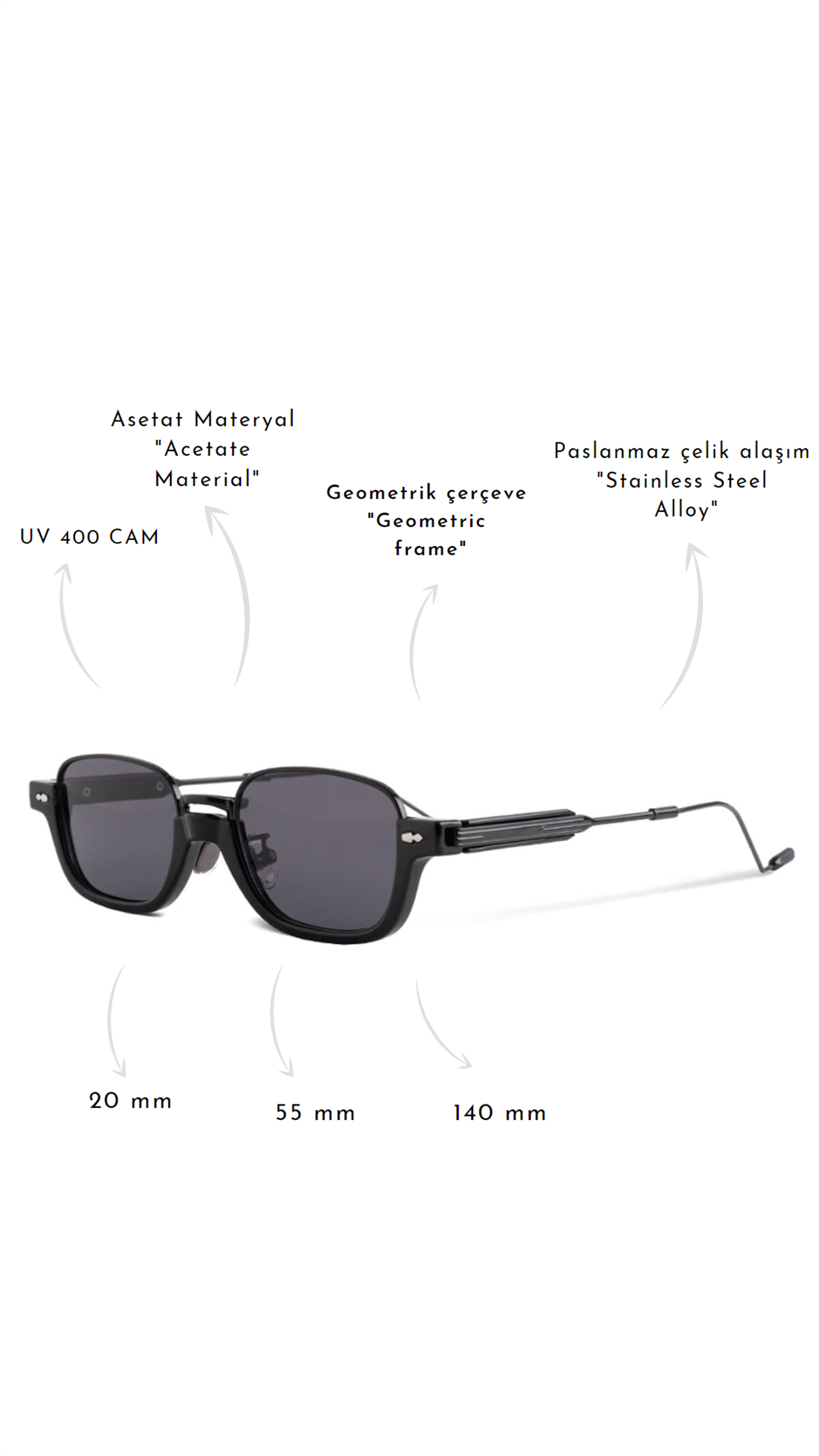 ROYAL EYEWEAR RE33484 SİLVER SİYAH UNİSEX GÜNEŞ GÖZLÜĞÜSUNGLASSESWATCHOFROYALRE33484ROYAL EYEWEAR RE33484 SİLVER SİYAH UNİSEX GÜNEŞ GÖZLÜĞÜ