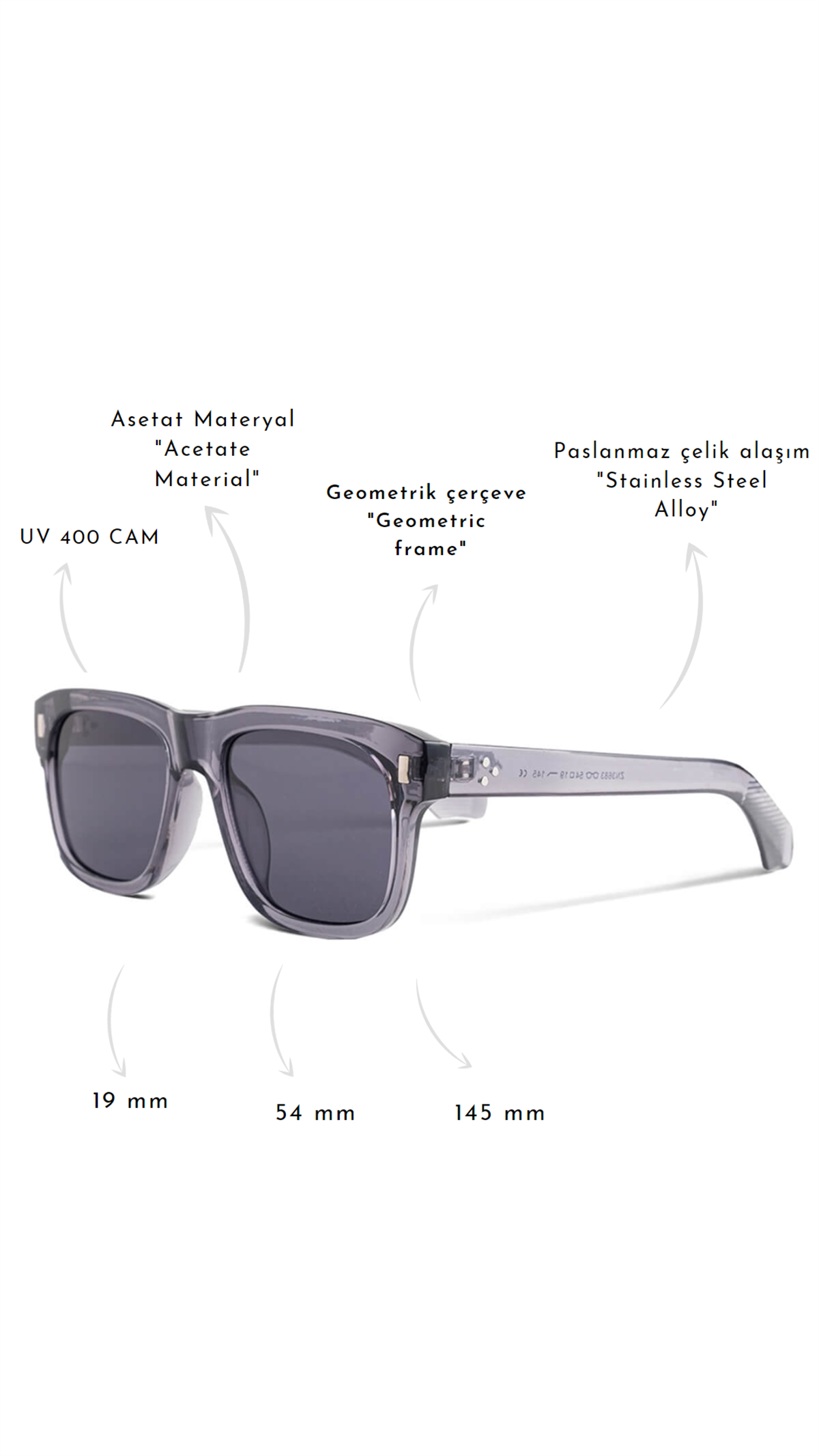 ROYAL EYEWEAR RE3683 GRİ GÜNEŞ GÖZLÜĞÜGÖZLÜKWATCHOFROYALRE3683ROYAL EYEWEAR RE3683 GRİ GÜNEŞ GÖZLÜĞÜ