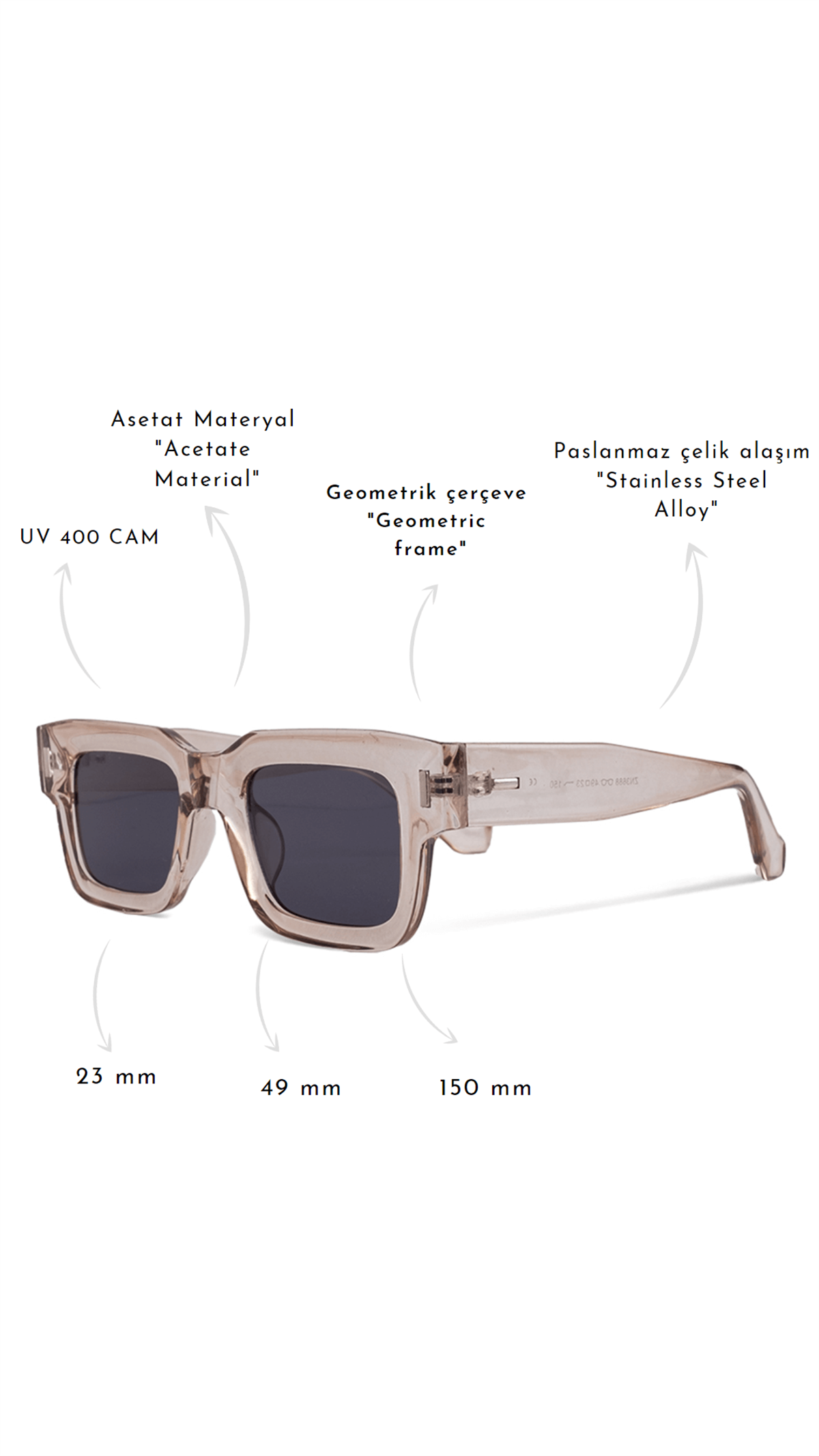 ROYAL EYEWEAR RE3688 TRANSPARAN ROSE GÜNEŞ GÖZLÜĞÜGÖZLÜKWATCHOFROYALRE3688ROYAL EYEWEAR RE3688 TRANSPARAN ROSE GÜNEŞ GÖZLÜĞÜ