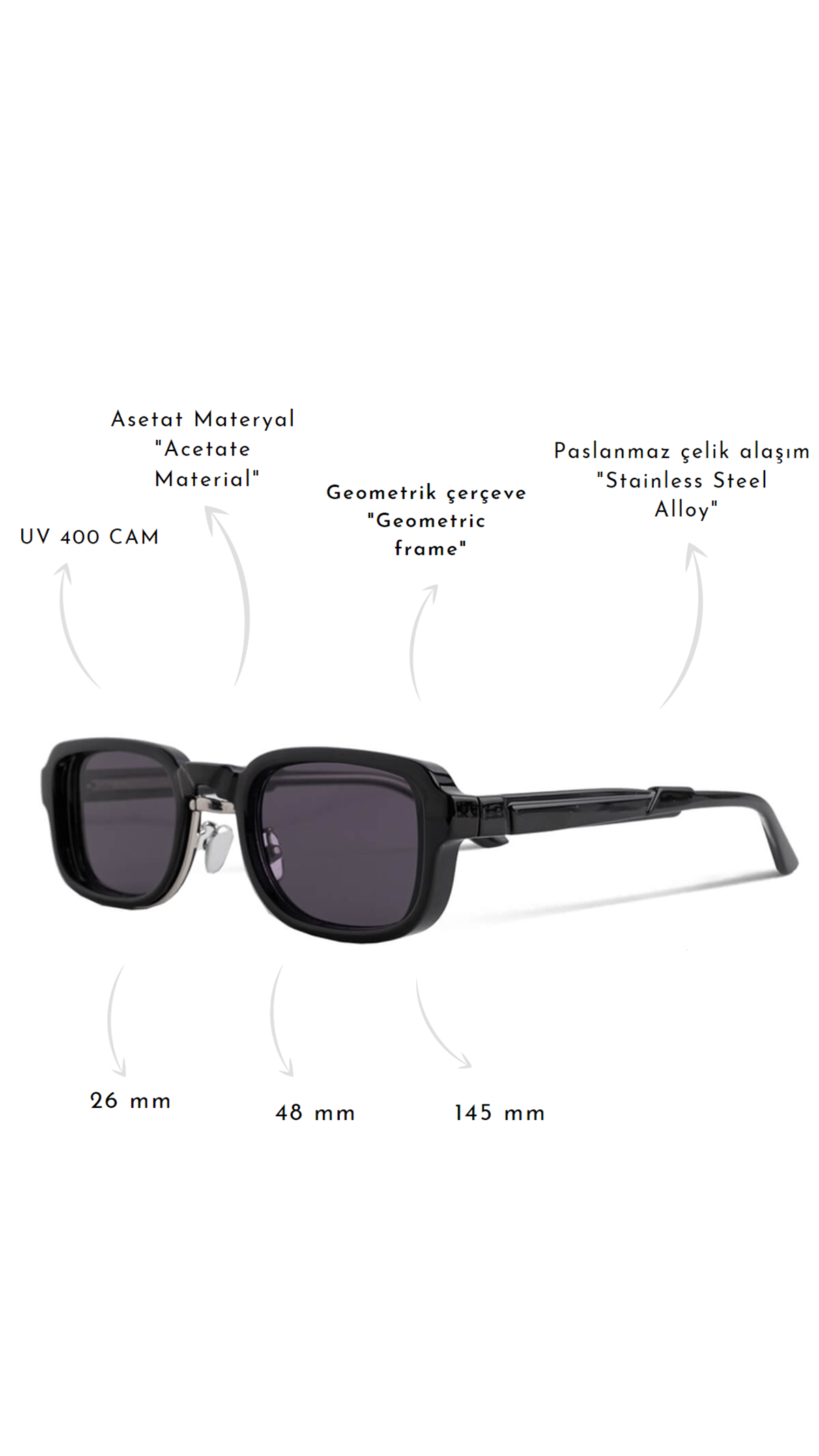 ROYAL EYEWEAR RE5554 SİYAH GÜNEŞ GÖZLÜĞÜGÖZLÜKWATCHOFROYALRE5554ROYAL EYEWEAR RE5554 SİYAH GÜNEŞ GÖZLÜĞÜ