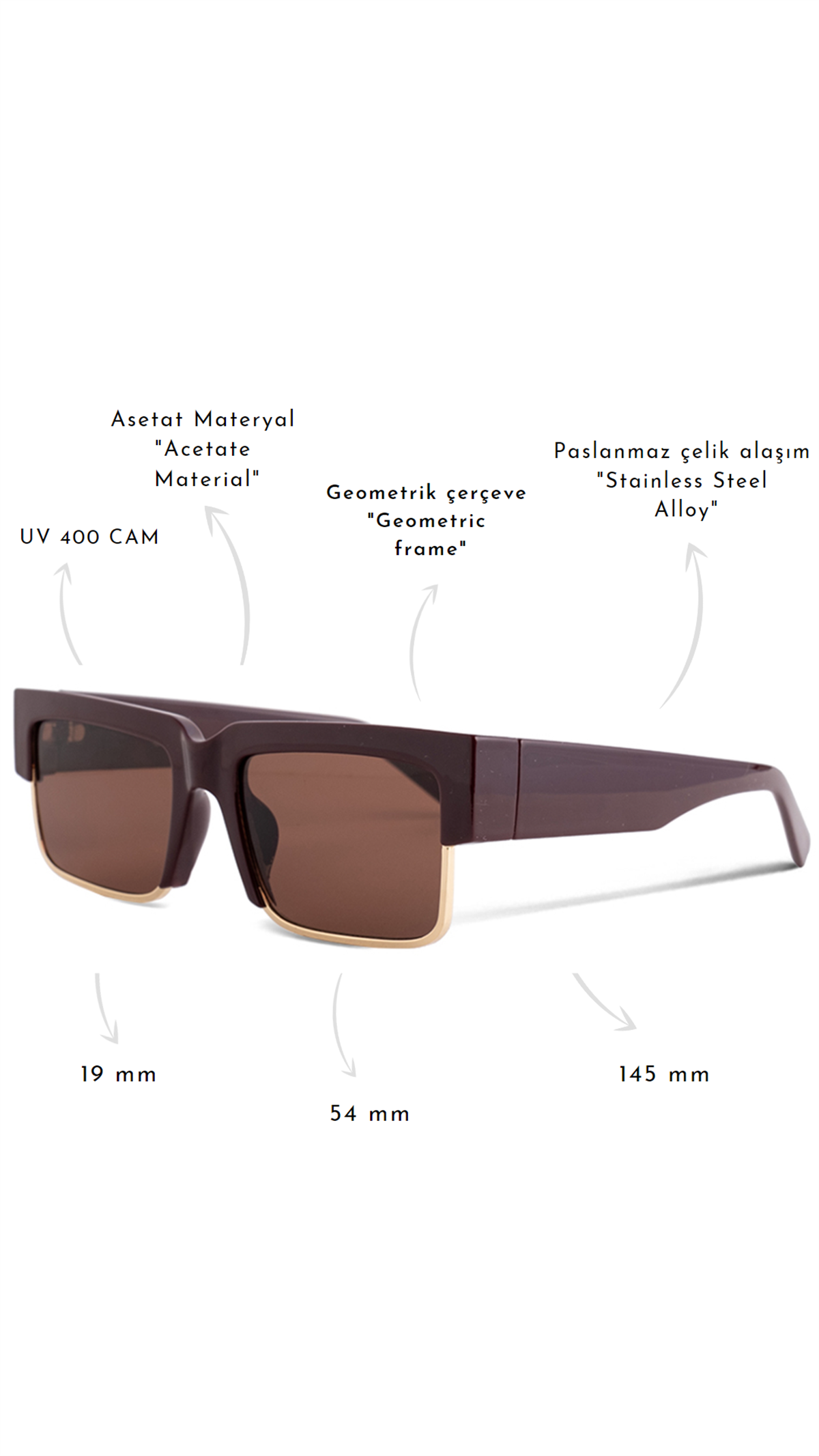 ROYAL EYEWEAR RE9171 KAHVERENGİ GÜNEŞ GÖZLÜĞÜGÖZLÜKWATCHOFROYALRE9171ROYAL EYEWEAR RE9171 KAHVERENGİ GÜNEŞ GÖZLÜĞÜ