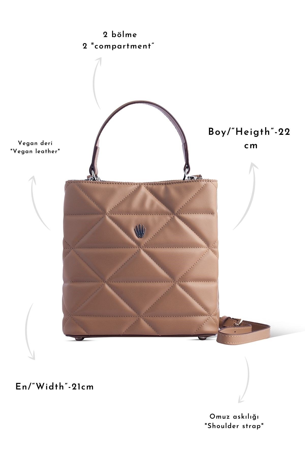 CHORLOTTE WOMEN'S SHOULDER BAG TABAWomen BagWATCHOFROYALCHORLOTTECHORLOTTE WOMEN'S SHOULDER BAG TABA