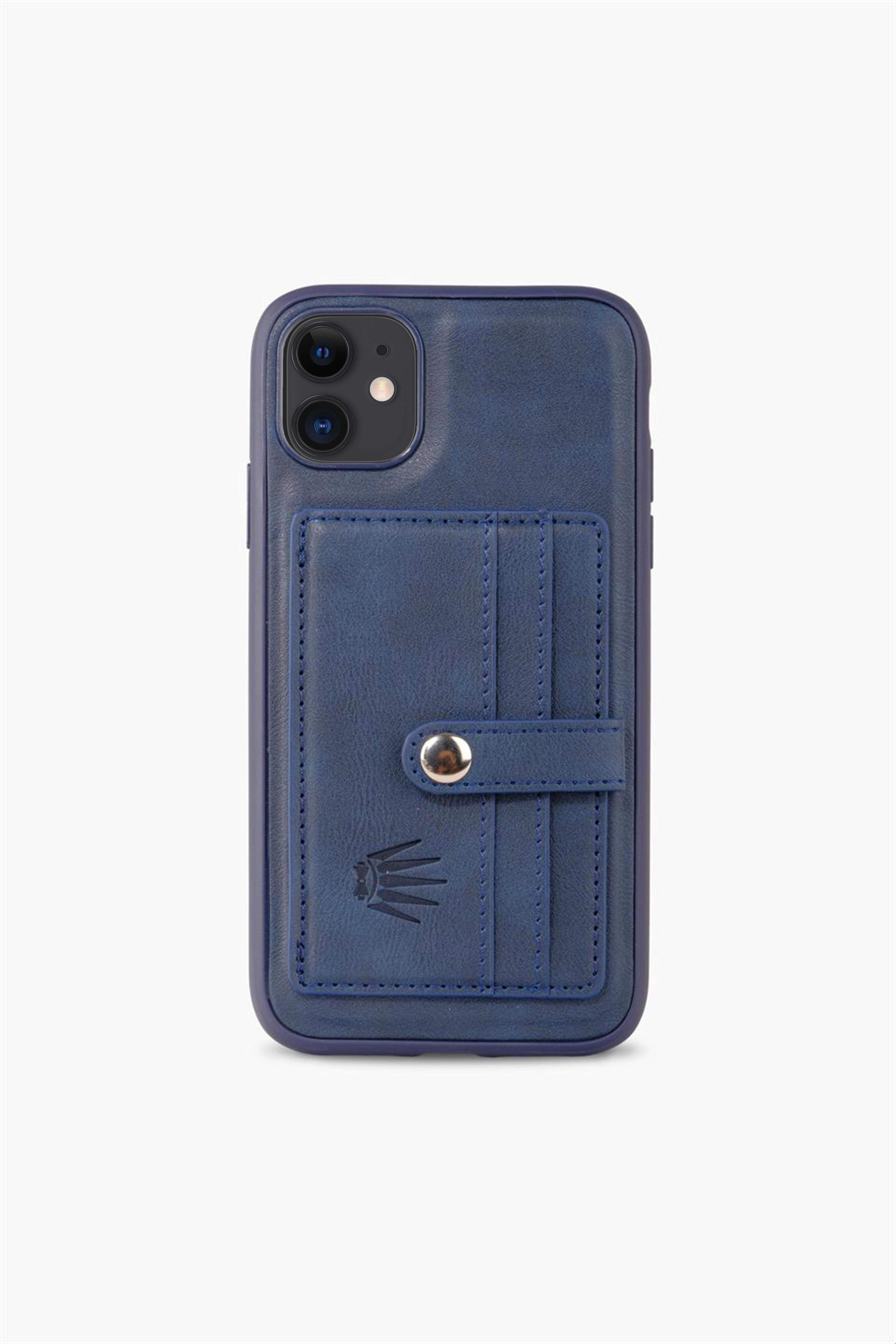 IPHONE 11 MAVİ DERİ TELEFON KILIFI+KARTLIKKılıfWATCHOFROYALİPHONE11IPHONE 11 MAVİ DERİ TELEFON KILIFI+KARTLIK