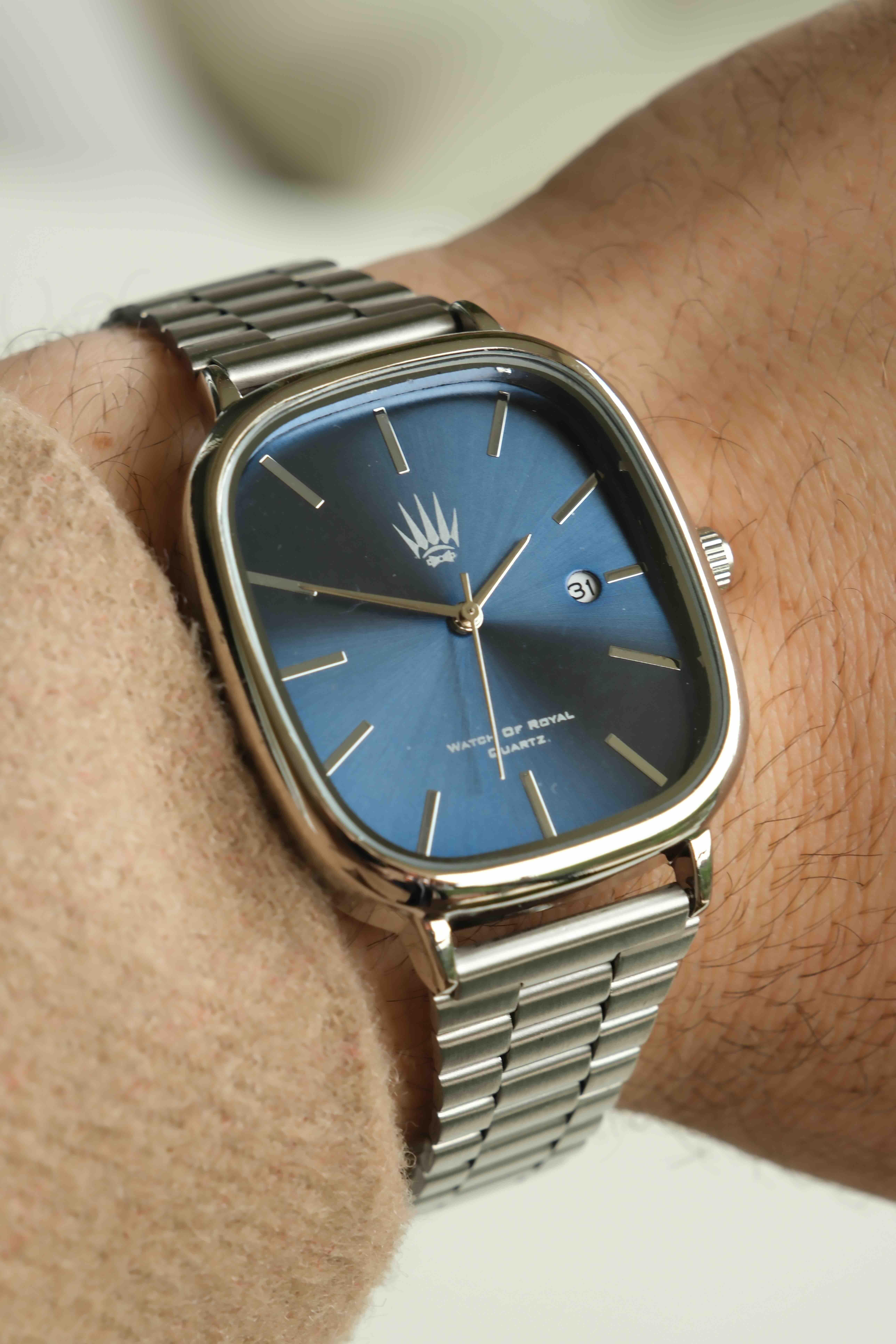 Classic Time Silver Lacivert Kol SaatiKol SaatiWATCHOFROYALClassicTimeClassic Time Silver Lacivert Kol Saati