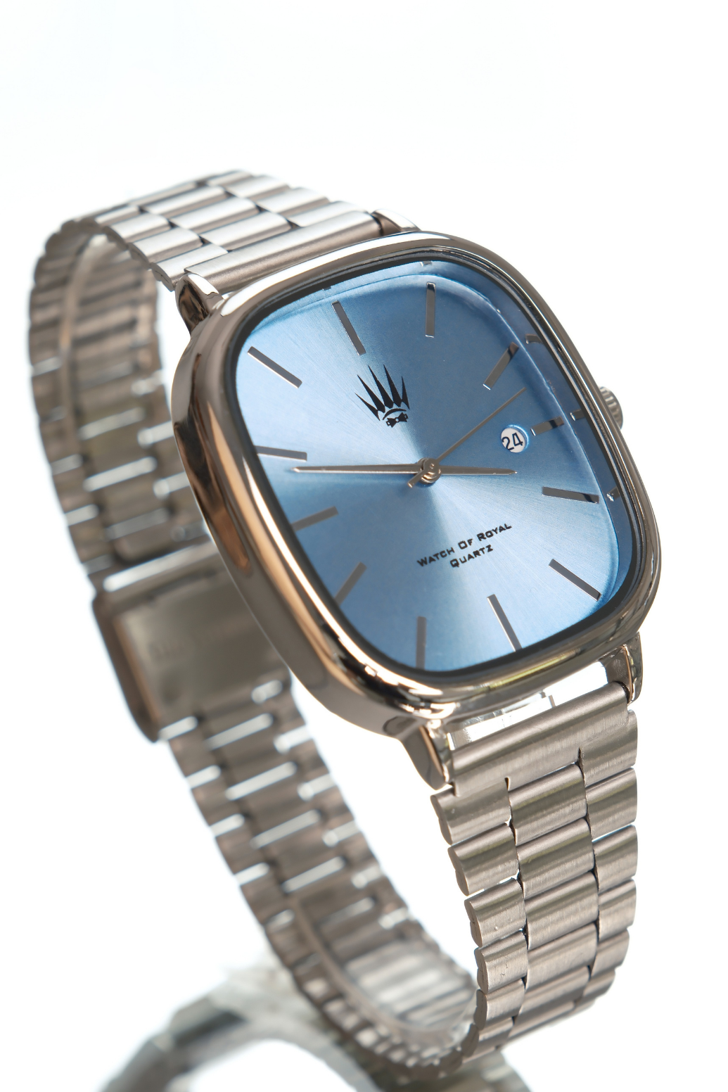 Classic Time Silver Blue Kol SaatiKol SaatiWATCHOFROYALClassicTimeClassic Time Silver Blue Kol Saati