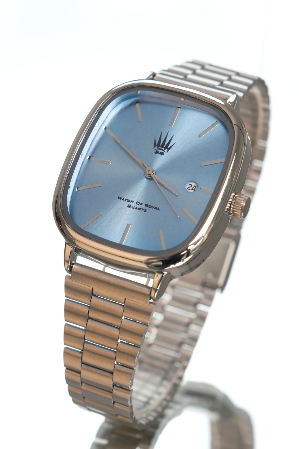 Classic Time Silver Blue Kol SaatiKol SaatiWATCHOFROYALClassicTimeClassic Time Silver Blue Kol Saati