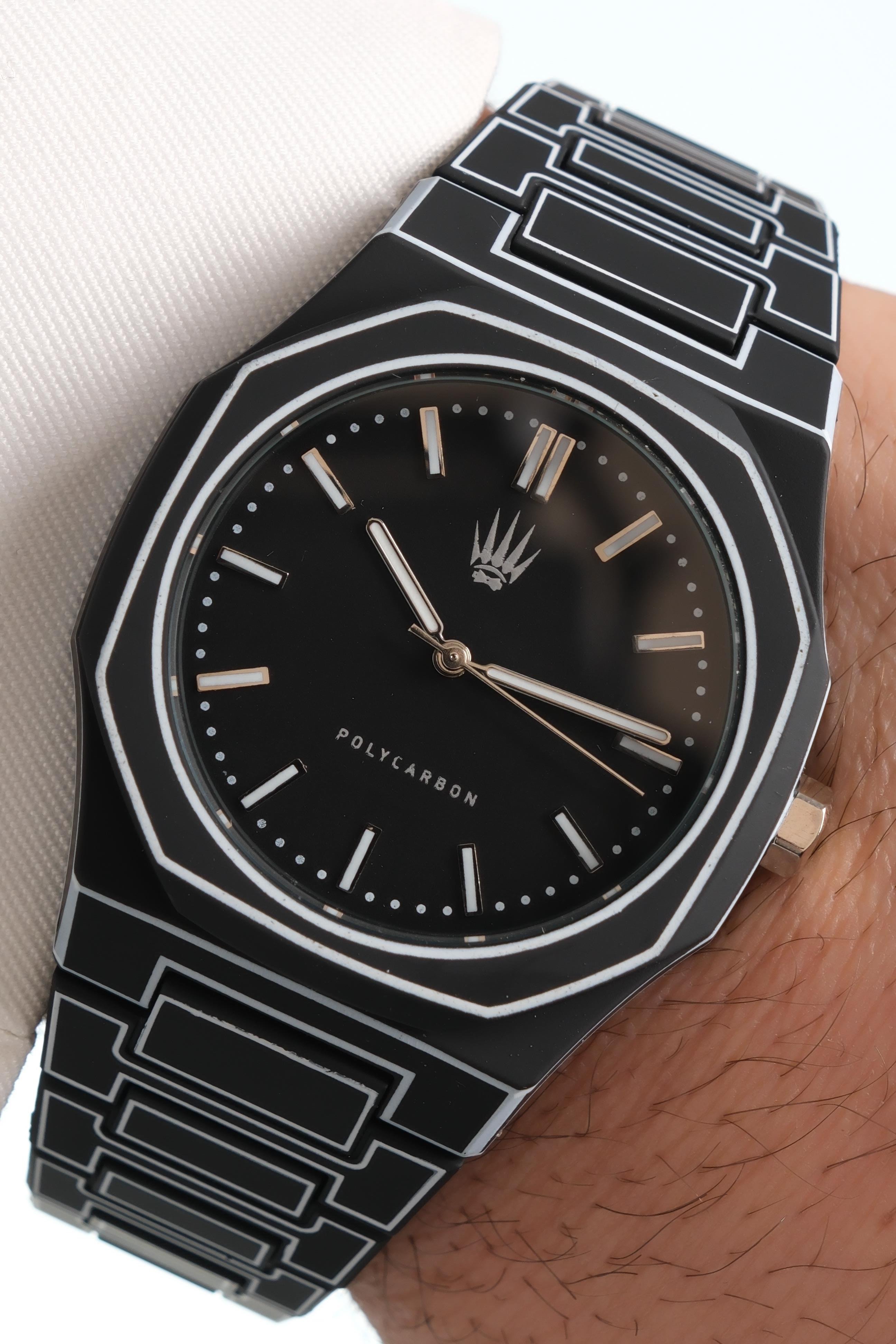 Feather Line Polycarbon Black Kol SaatiWatchesWATCHOFROYALFeather lineFeather Line Polycarbon Black Kol Saati