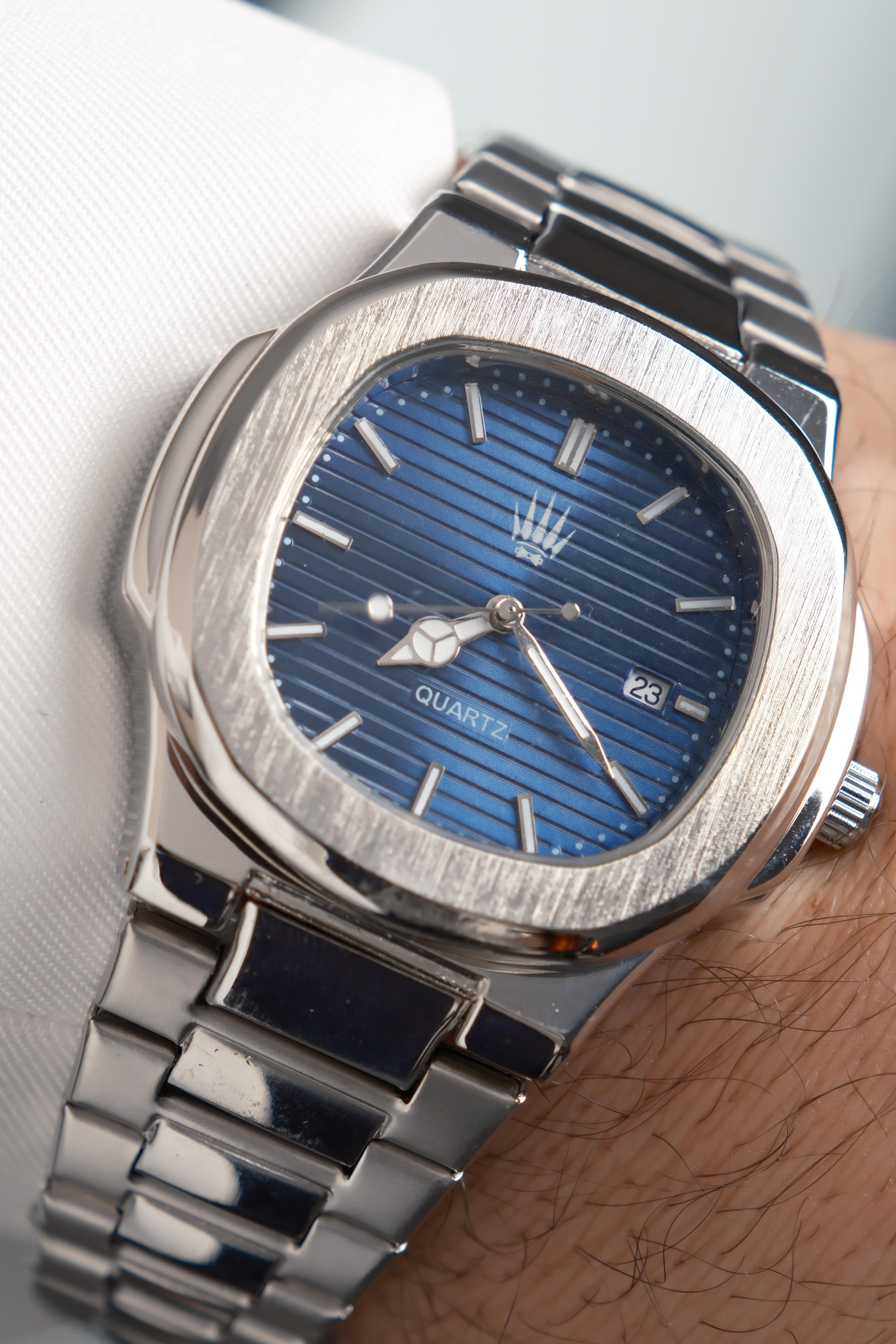 Nautilus Silver Blue Kol SaatiKol SaatiWATCHOFROYALNautilusNautilus Silver Blue Kol Saati