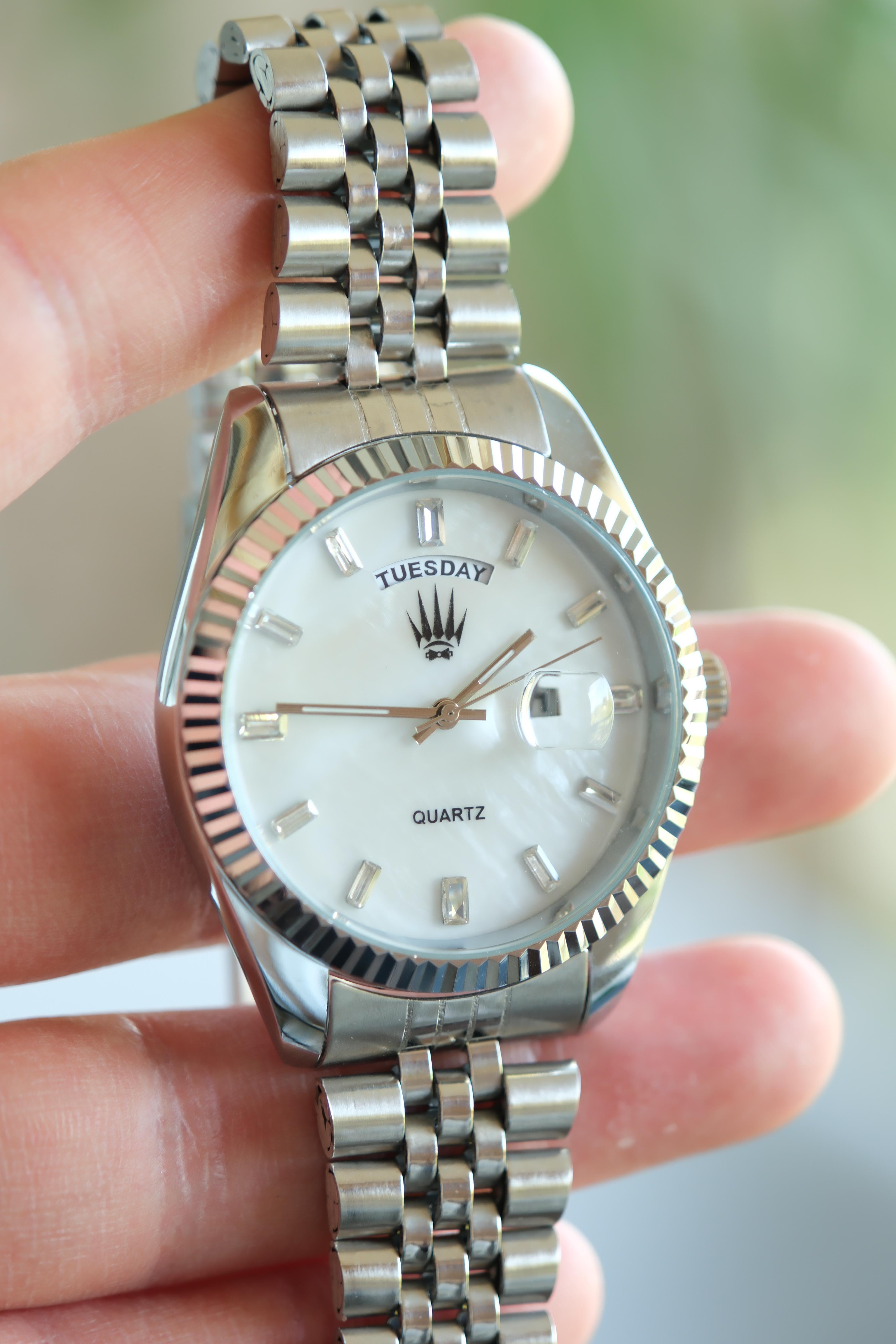 Royal date Silver White Kol SaatiKol SaatiWATCHOFROYALRoyaldateRoyal date Silver White Kol Saati