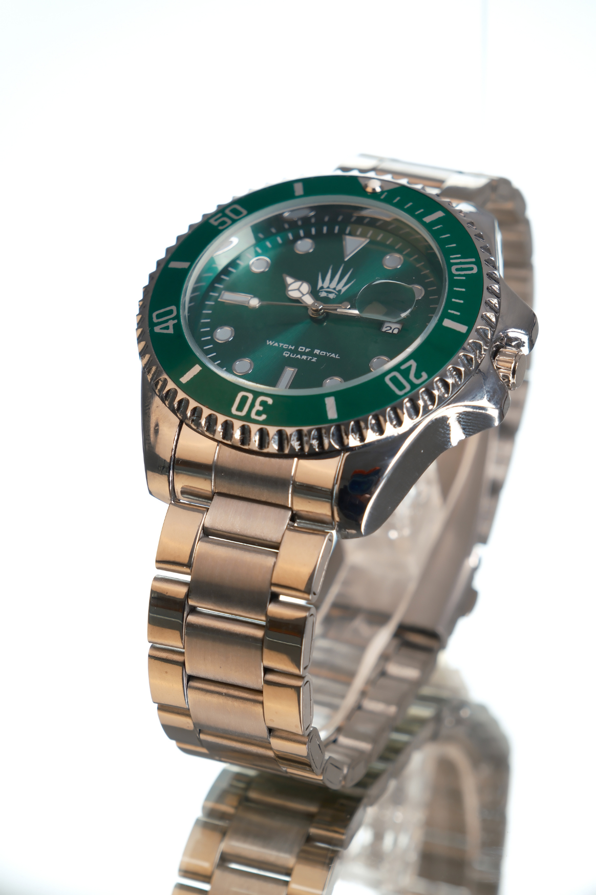 Titan Silver Green Kol SaatiWatchesWATCHOFROYALTitanTitan Silver Green Kol Saati