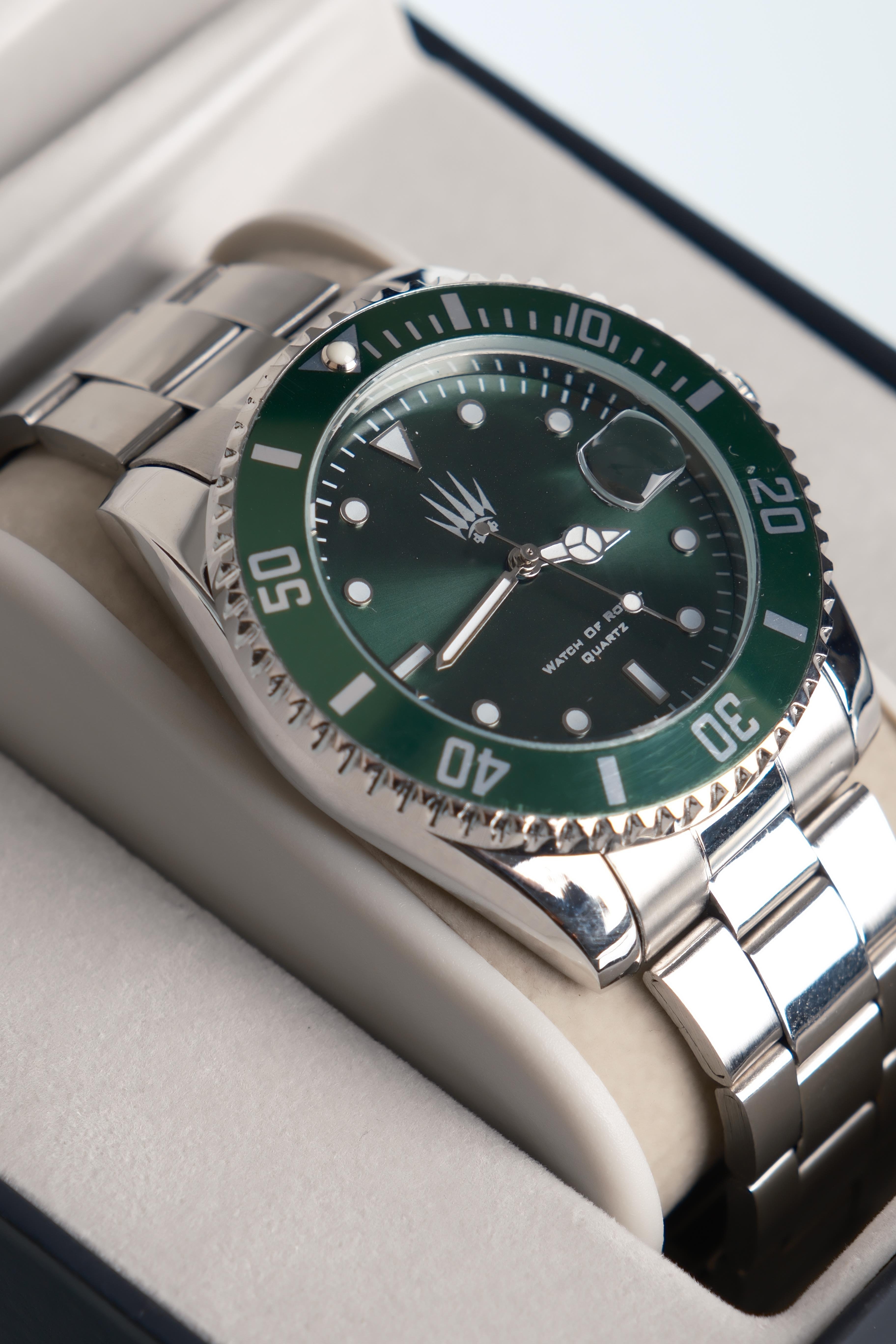 Titan Silver Green Kol SaatiWatchesWATCHOFROYALTitanTitan Silver Green Kol Saati