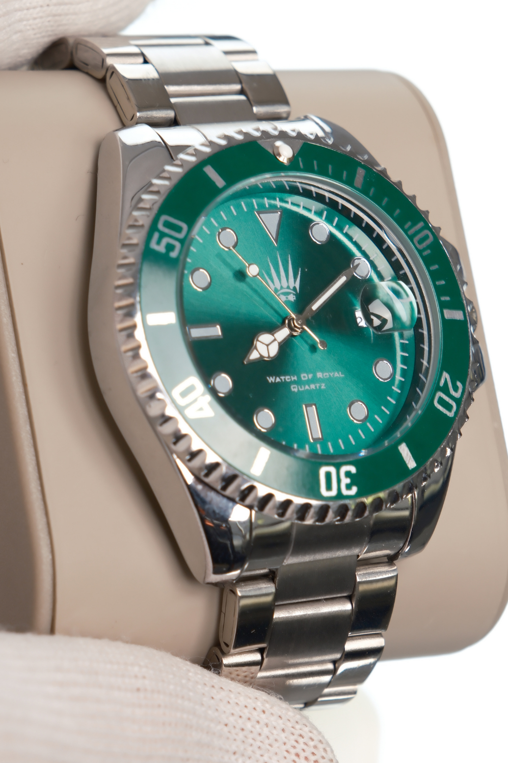 Titan Silver Green Kol SaatiWatchesWATCHOFROYALTitanTitan Silver Green Kol Saati
