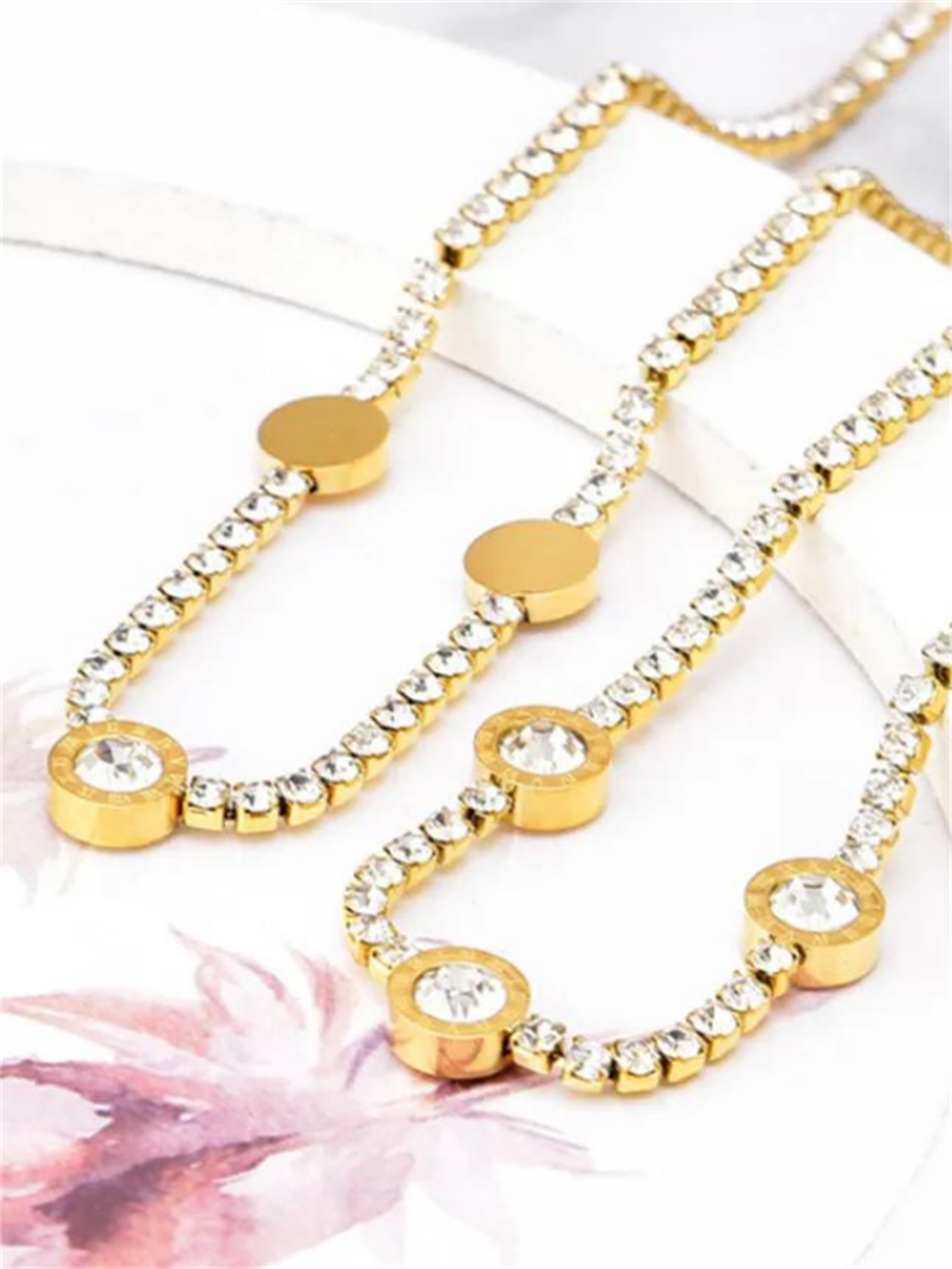 DIANA GOLD  ÇELİK KOLYE NECKLACEWATCHOFROYALDIANADIANA GOLD  ÇELİK KOLYE 