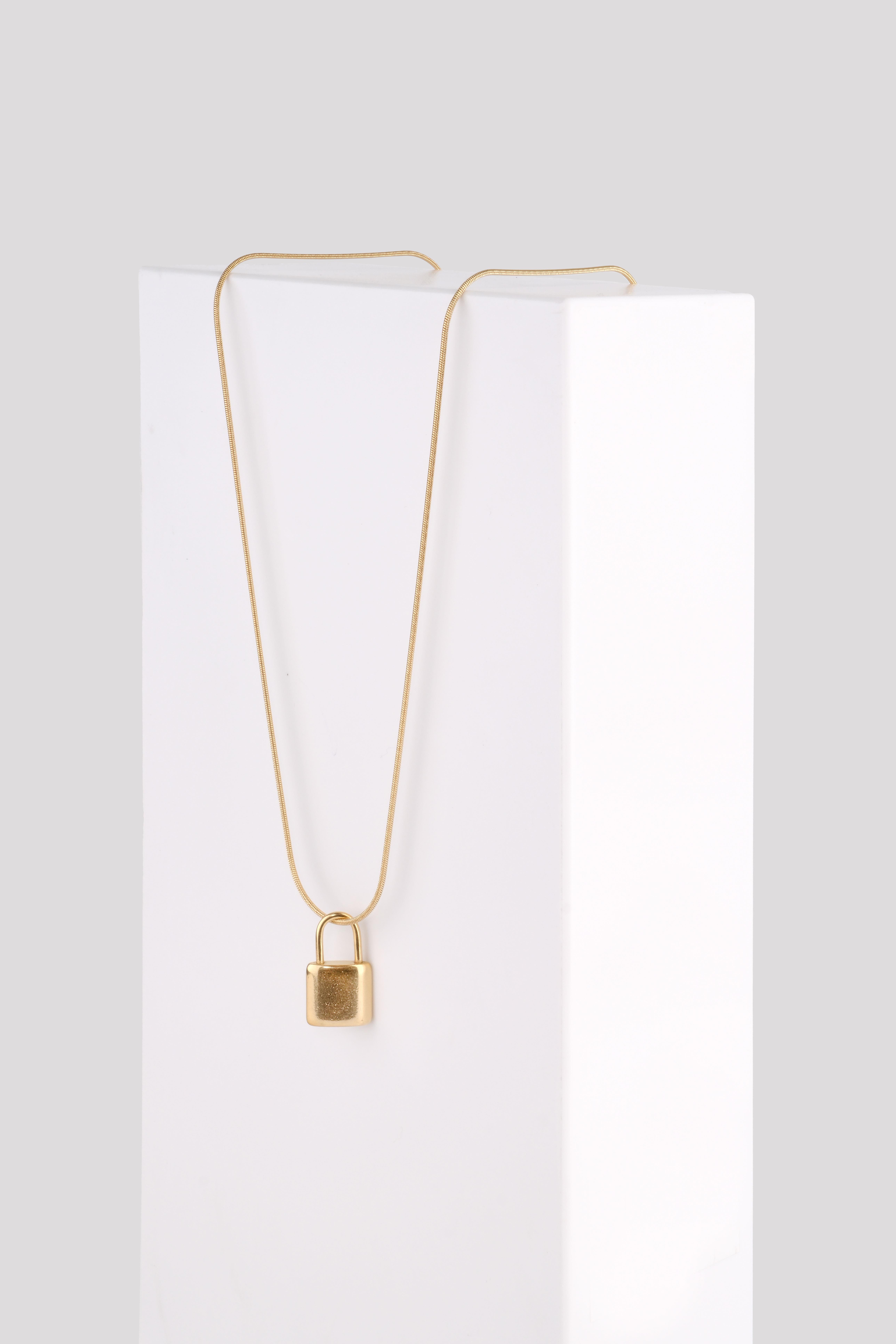 FOCLE GOLD STEEL NECKLACENecklaceWATCHOFROYALFCLEGLDFOCLE GOLD STEEL NECKLACE