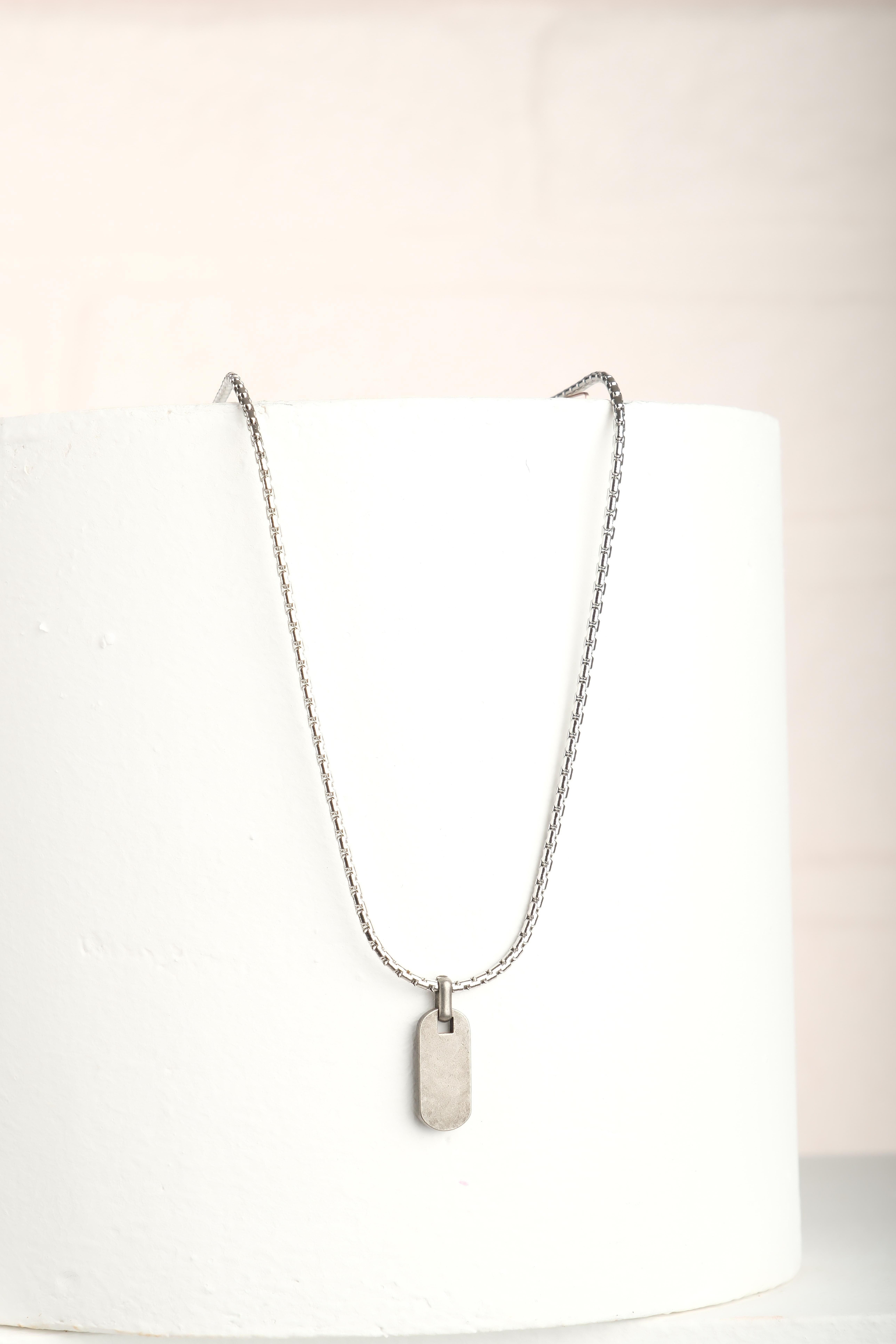 FRONDE SİLVER  ZİNCİR ÇELİK KOLYENecklaceWATCHOFROYALFRONDEFRONDE SİLVER  ZİNCİR ÇELİK KOLYE