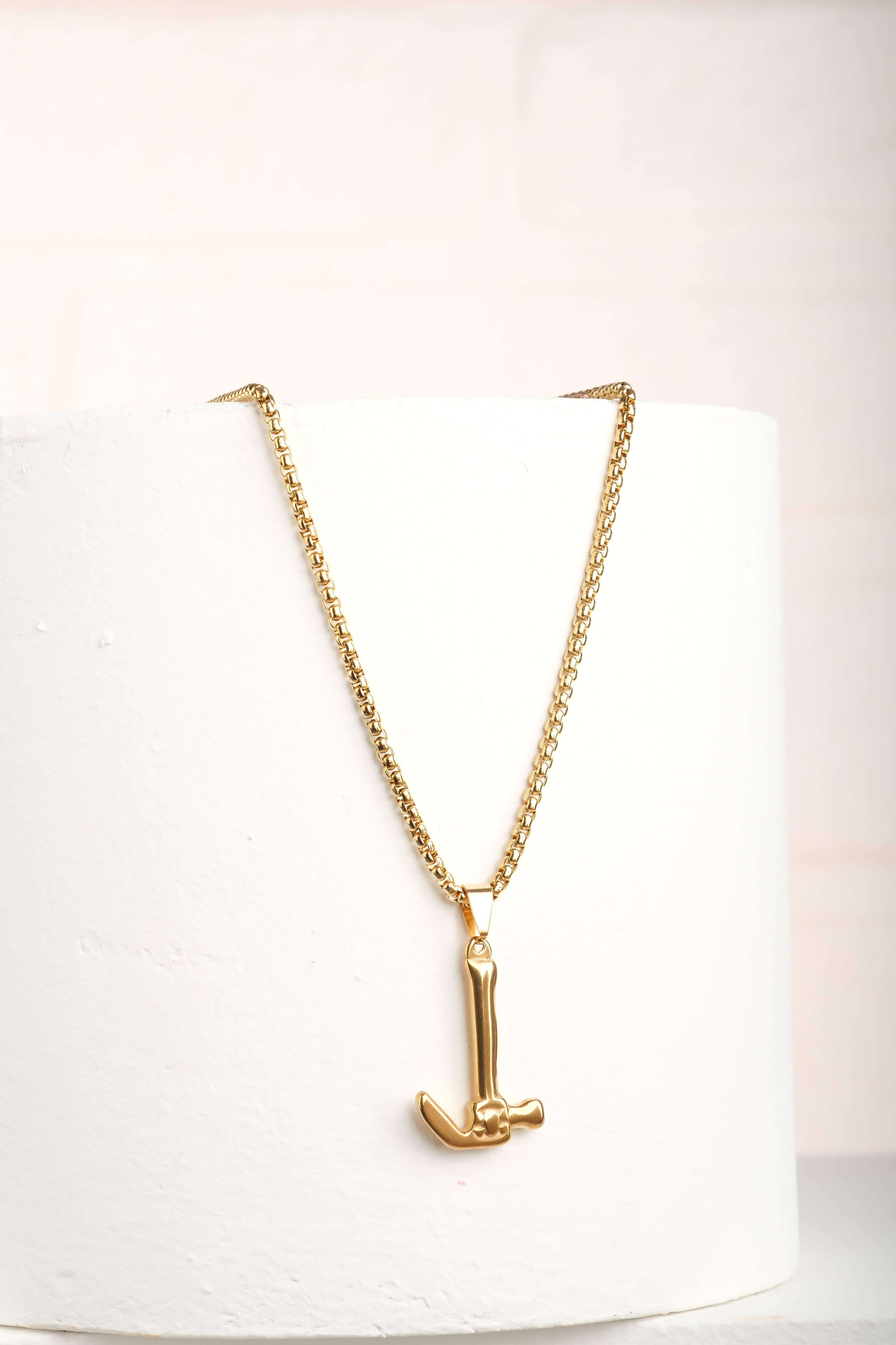 HAMMER GOLD ÇELİK ZİNCİR KOLYEKolyeWATCHOFROYALHAMMERHAMMER GOLD ÇELİK ZİNCİR KOLYE