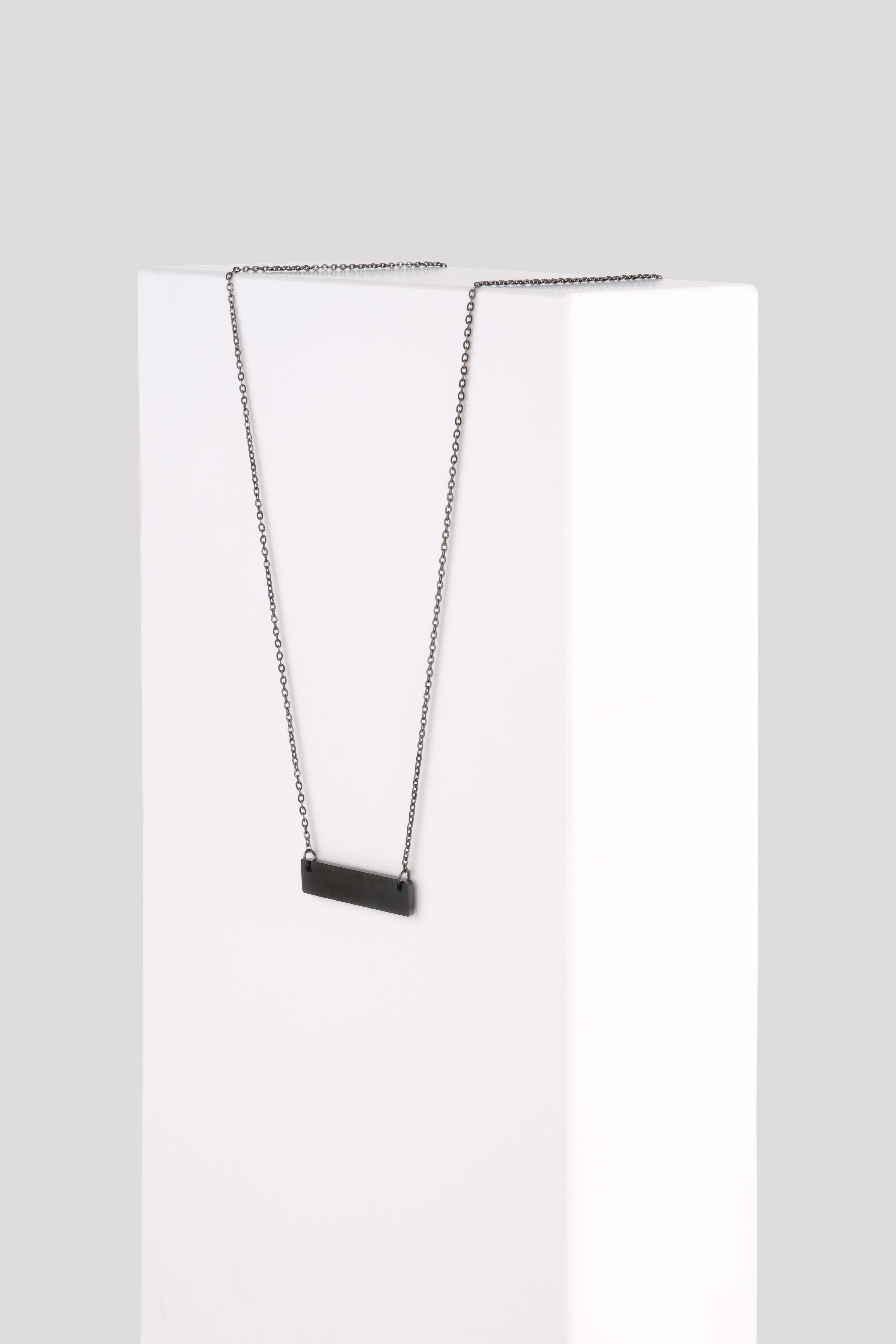 ISABELLA BLACK STEEL NECKLACENecklaceWATCHOFROYALISBLLBLCKISABELLA BLACK STEEL NECKLACE