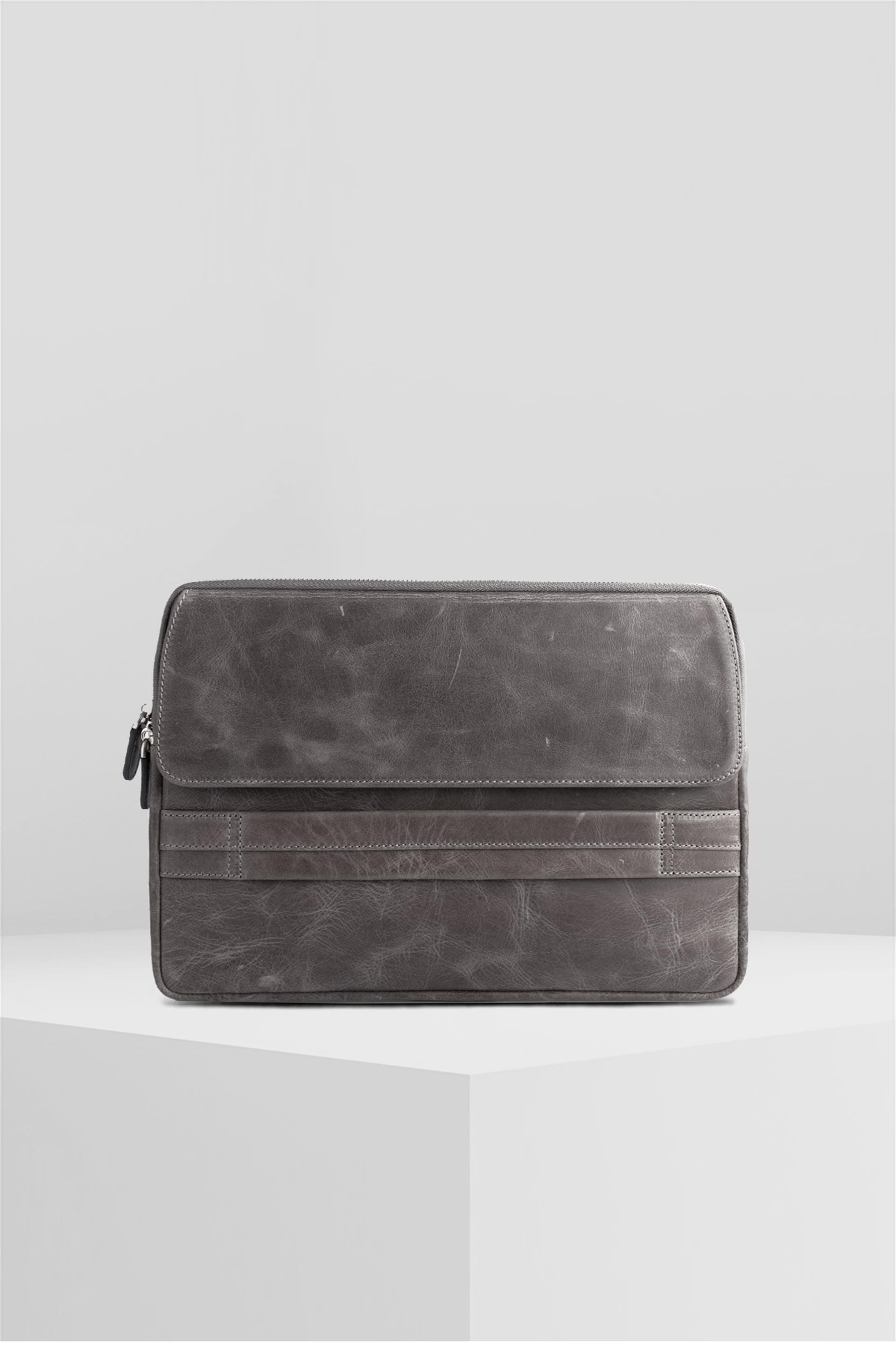 WRISTLET GREY HAKİKİ DERİ EL ÇANTASILAPTOP&EVRAK ÇANTASIWATCHOFROYALWRSTLTGWRISTLET GREY HAKİKİ DERİ EL ÇANTASI