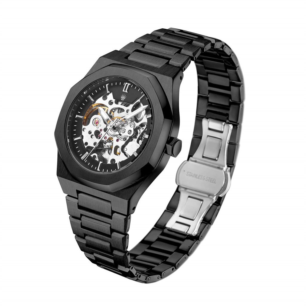 ROYAL CROWN AUTOMATIC BLACK KOL SAATİSAATROYAL WATCHESRYLCRWNAUTMCBLCKROYAL CROWN AUTOMATIC BLACK KOL SAATİ