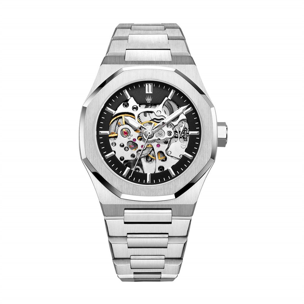 ROYAL CROWN AUTOMATIC SILVER KOL SAATİSAATROYAL WATCHESRYLCRWNAUTMCSLVRROYAL CROWN AUTOMATIC SILVER KOL SAATİ