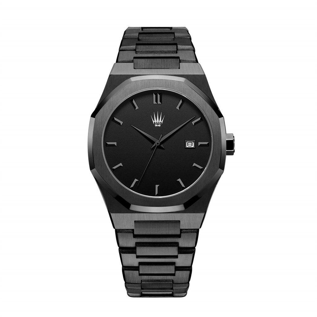 ROYAL CROWN BLACK KOL SAATİSAATROYAL WATCHESRYLCRWNBLCKROYAL CROWN BLACK KOL SAATİ
