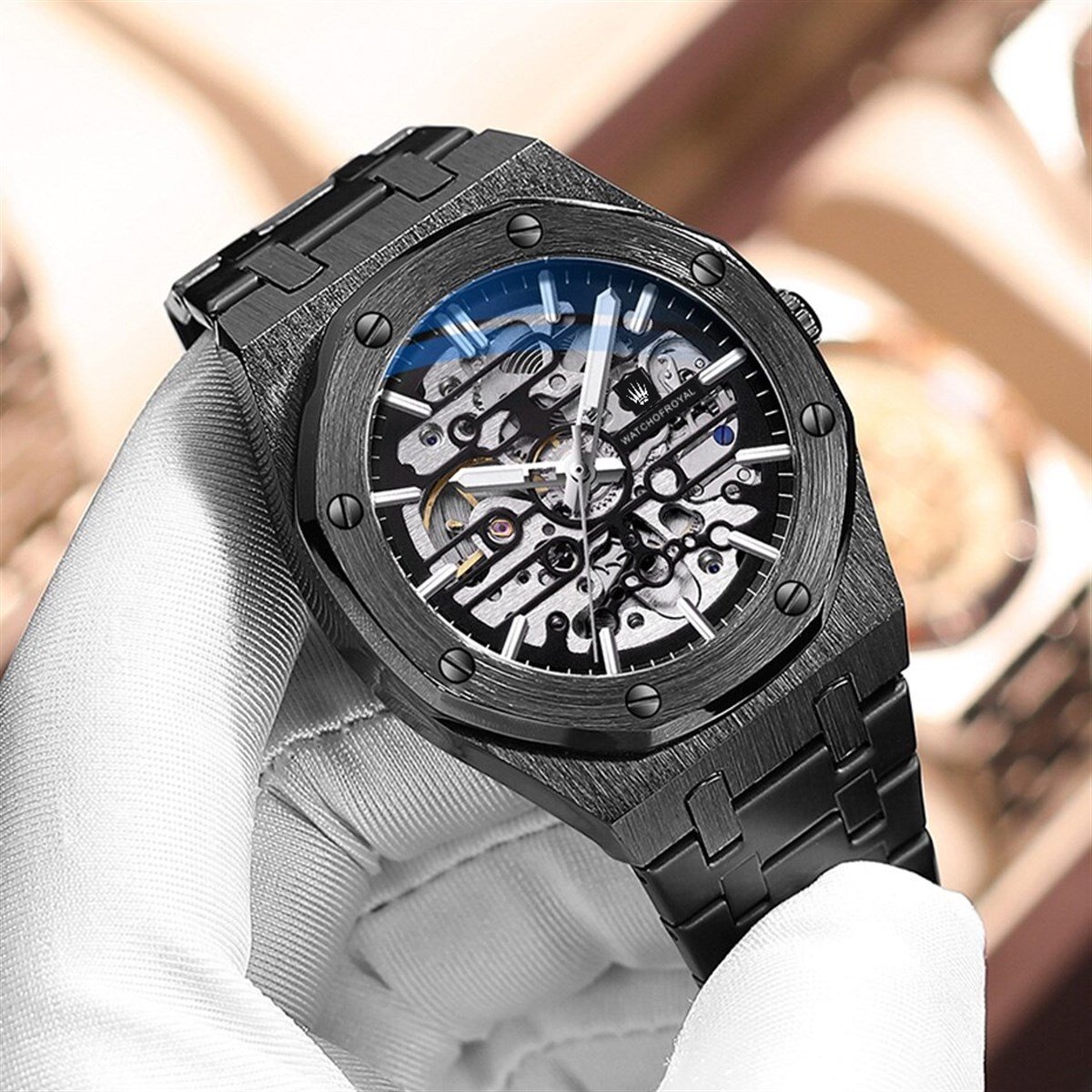 ROYAL OAK OFFSHORE BLACK KOL SAATİSAATWATCHOFROYALRYLOAKOFFSHOREBLCKROYAL OAK OFFSHORE BLACK KOL SAATİ