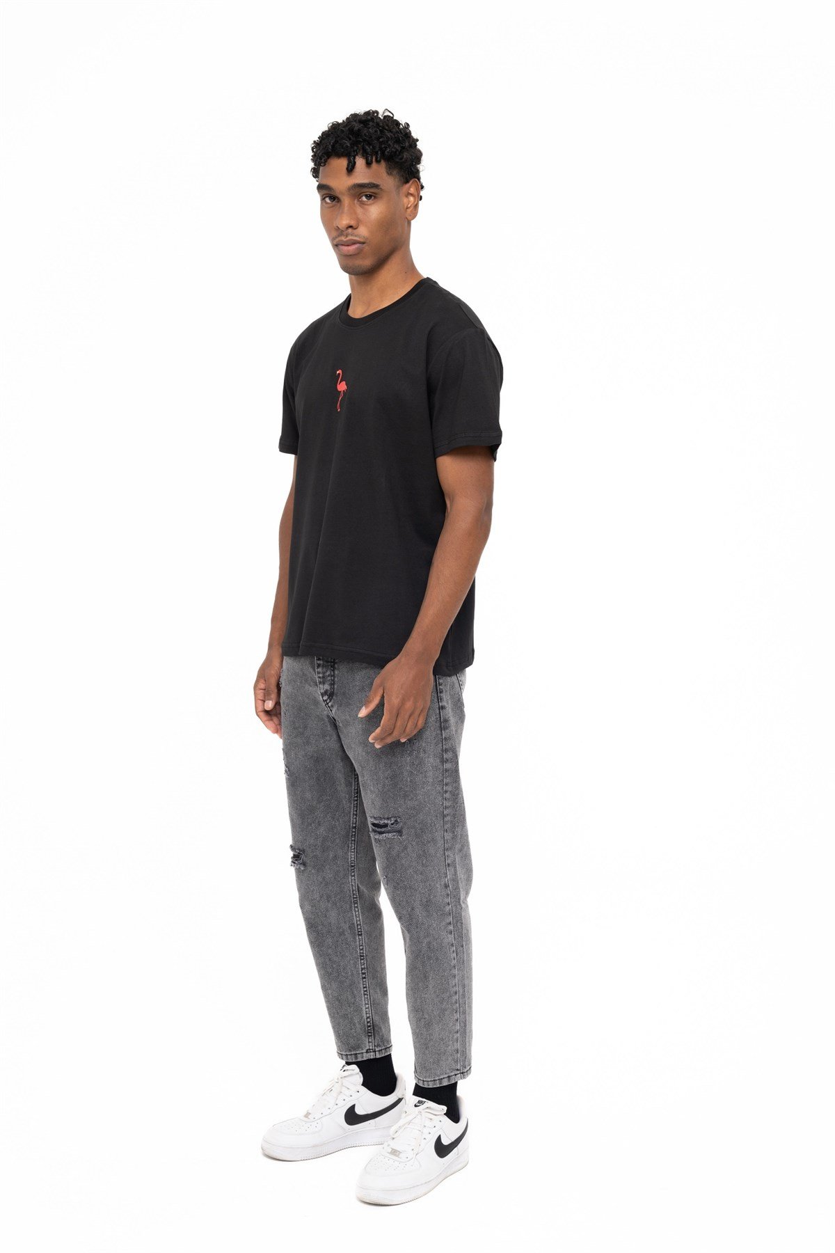 FLAMINGO T-SHIRT BLACKT-SHIRTWATCH OF ROYALFLMNGBLCKFLAMINGO T-SHIRT BLACK