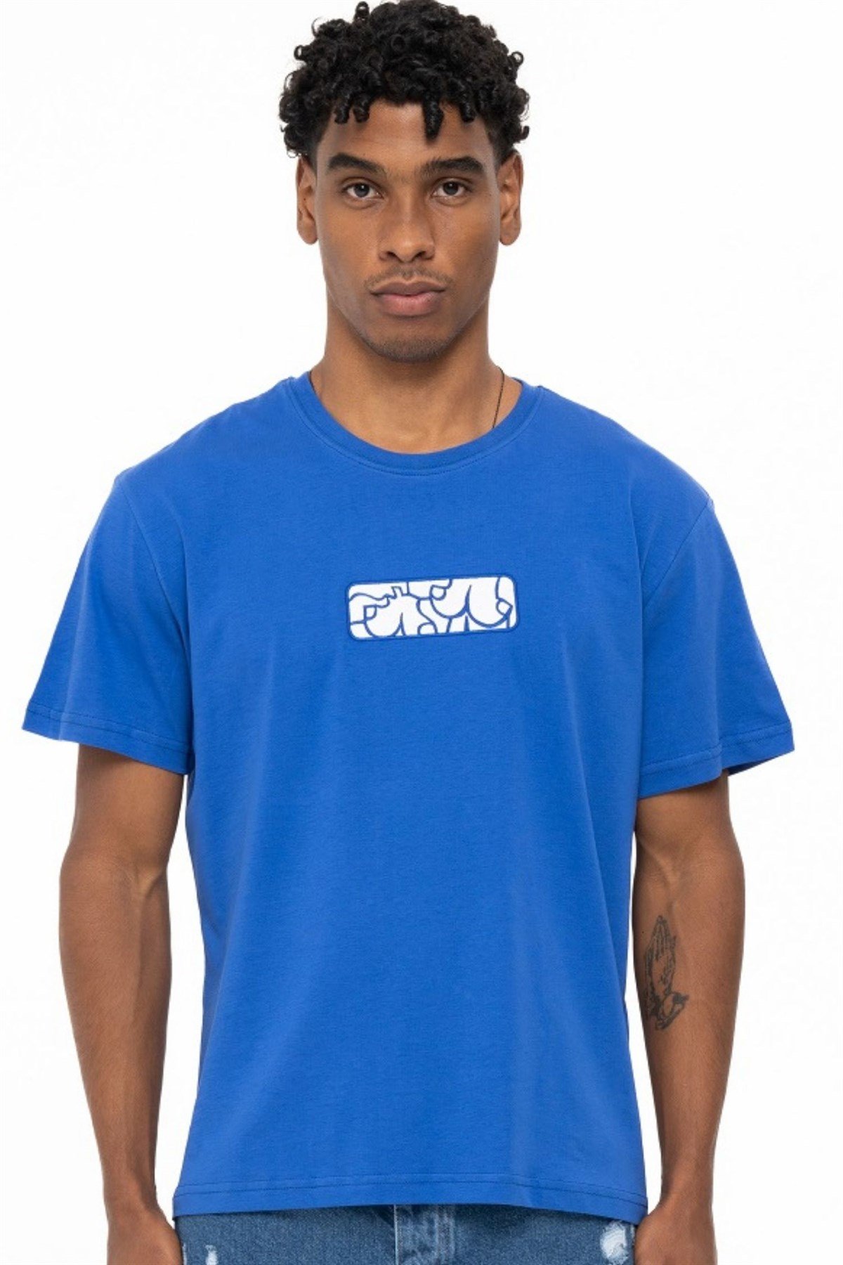PLEASURE T-SHIRT BLUET-SHIRTWATCH OF ROYALPLEASUREBLUEPLEASURE T-SHIRT BLUE