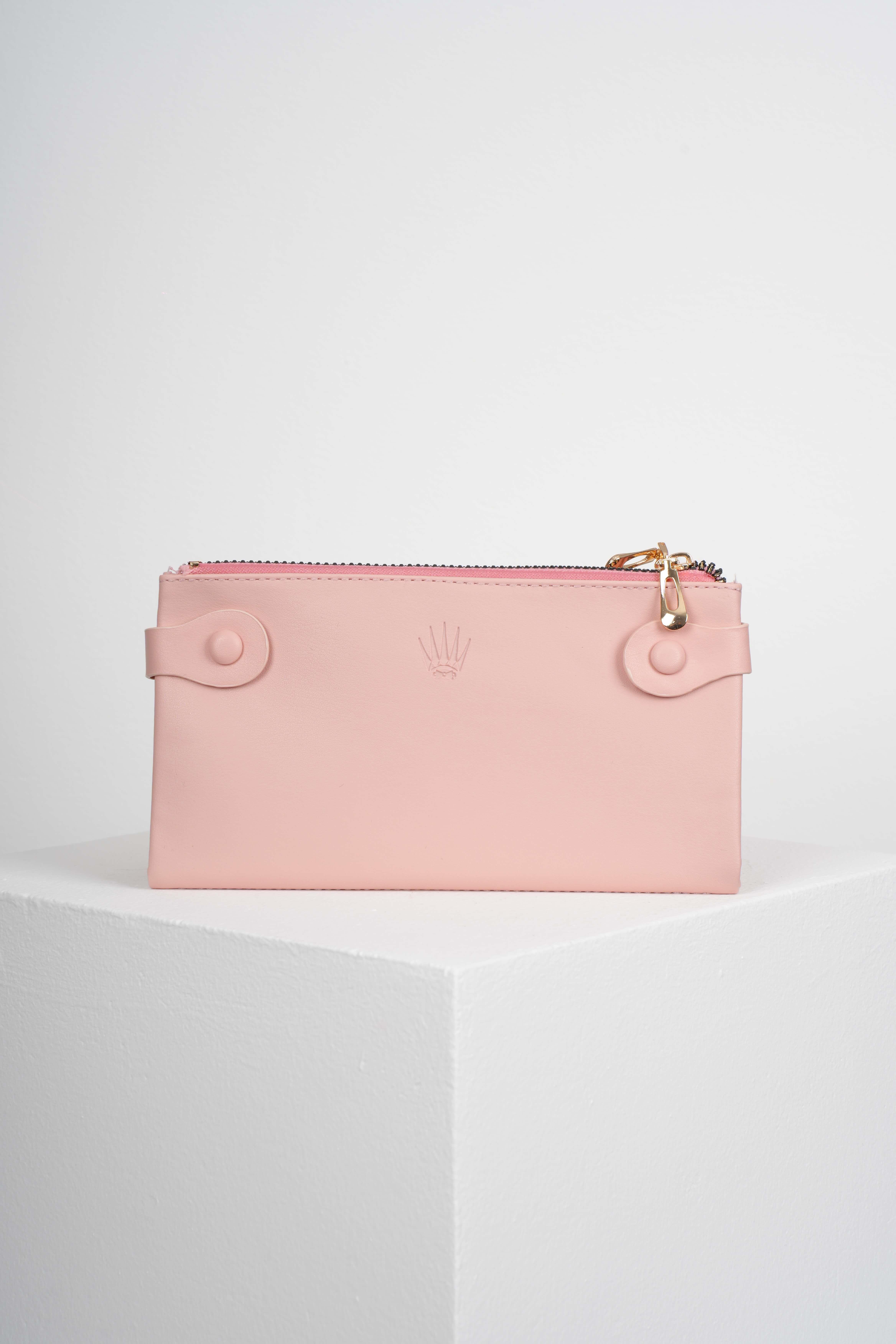 DUAL POCKET PEMBE PHONE WALLETTelefon CüzdanıWATCHOFROYALDUALPCKTFLTRBLCKDUAL POCKET PEMBE PHONE WALLET