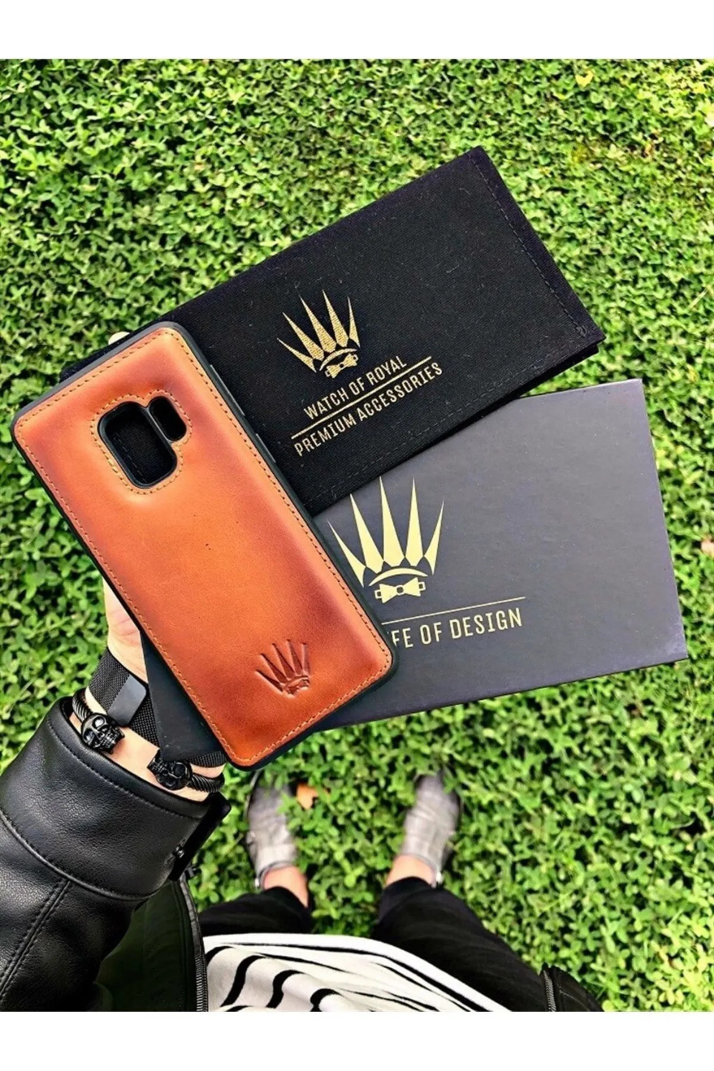 SAMSUNG S9 TABA LEATHERTelefon CüzdanıWATCHOFROYALS9TABASAMSUNG S9 TABA LEATHER